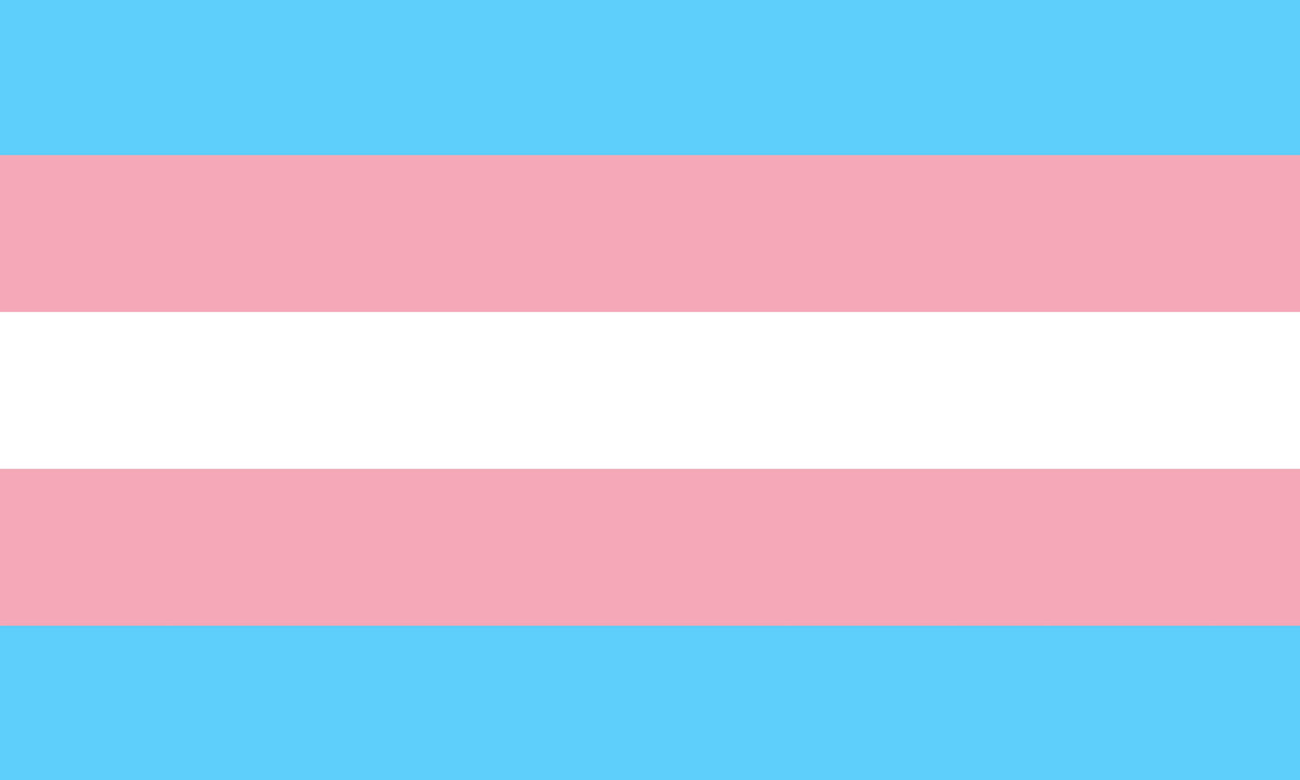 Transgender Flag Large LGBT - 5ft by 3FT Pride Gay Lesbian Bi Trans Rainbow parade music festival party - Festival Merch