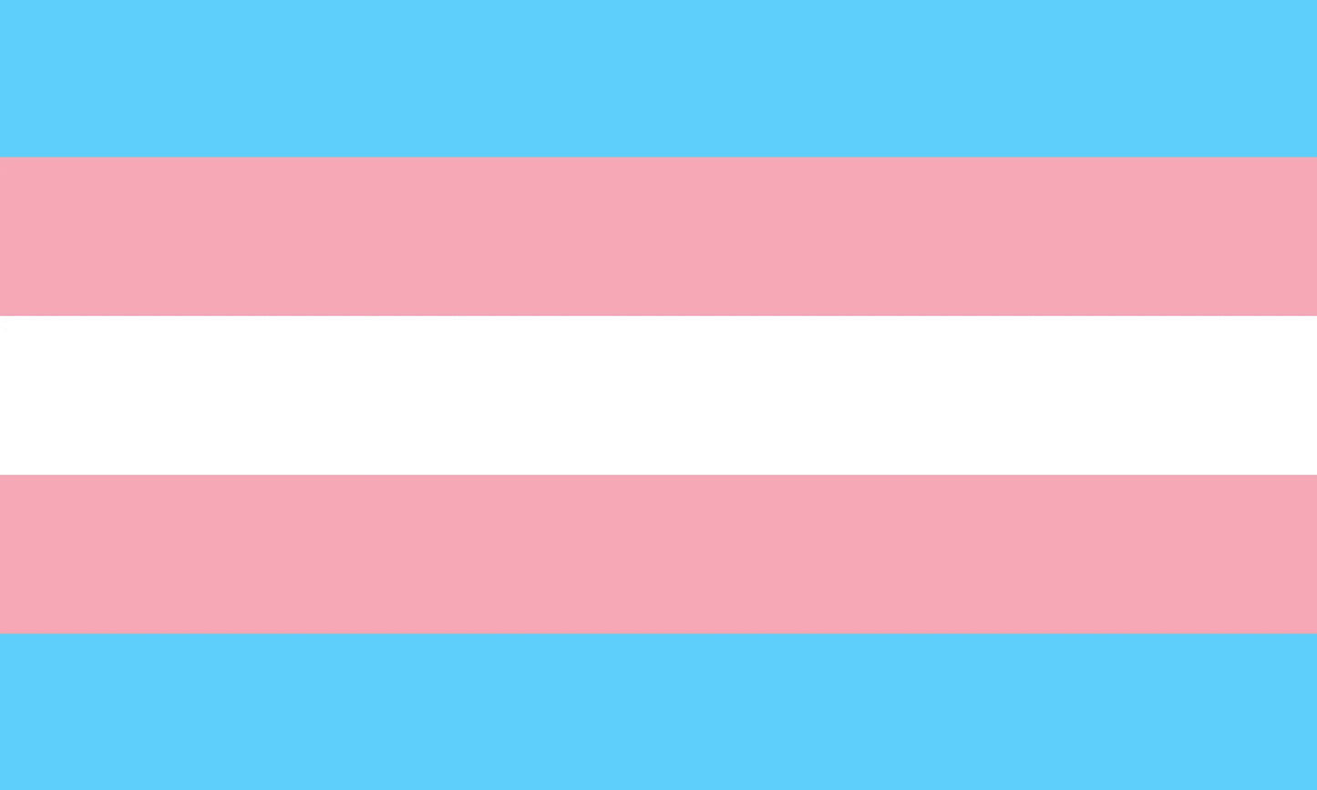 Transgender Flag Large LGBT - 5ft by 3FT Pride Gay Lesbian Bi Trans Rainbow parade music festival party - Festival Merch