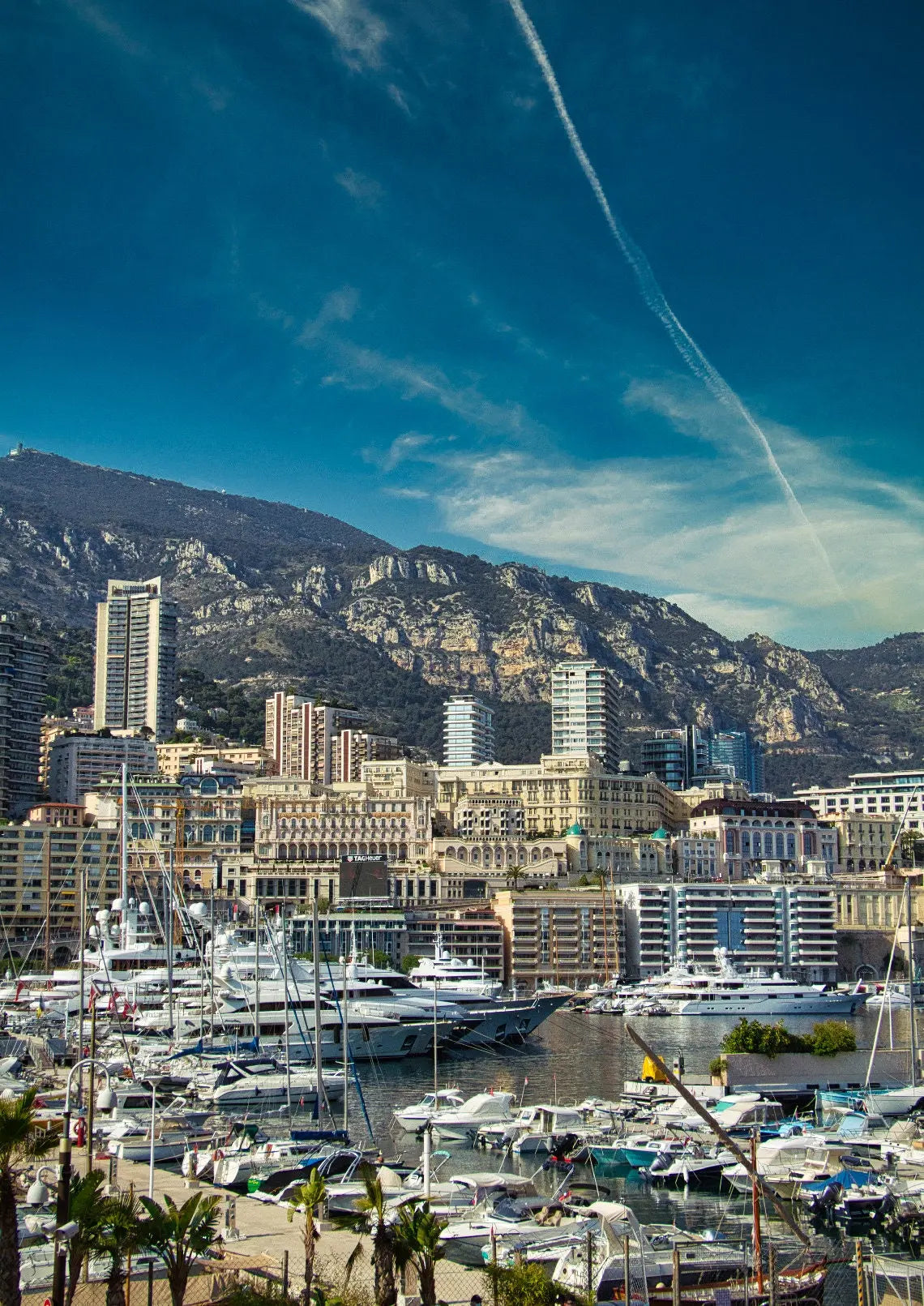 Monaco Harbour Print - Monaco Poster - Photography Photograph - Living room office home decor - A4 A3 A2 - Festival Merch