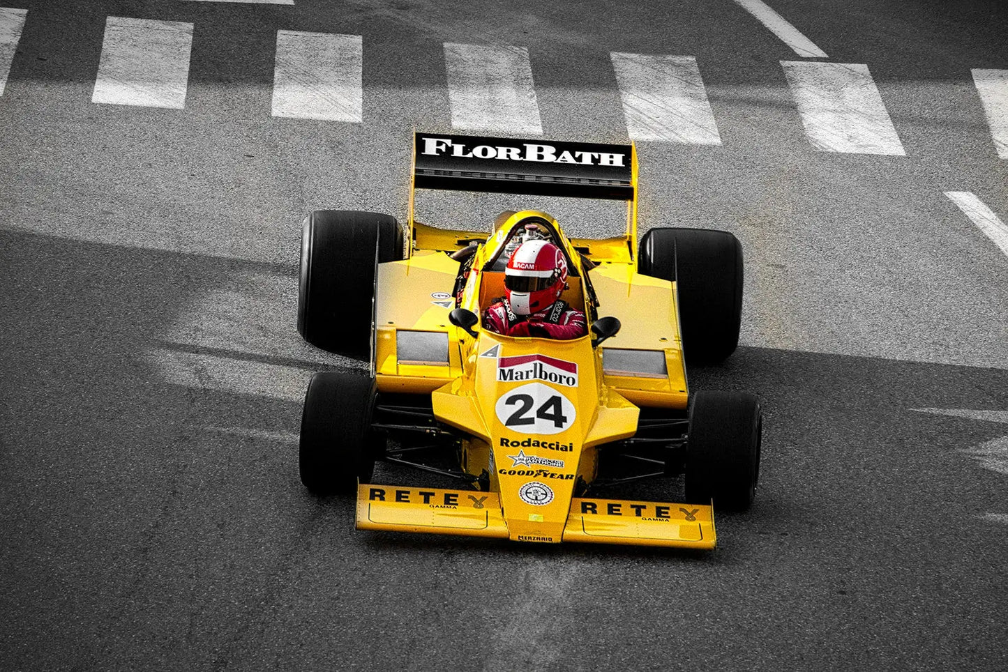 Monaco Race Circuit Print - Monaco Poster - Grand Prix Historique - Living room office home decor - A4 A3 A2 - Festival Merch