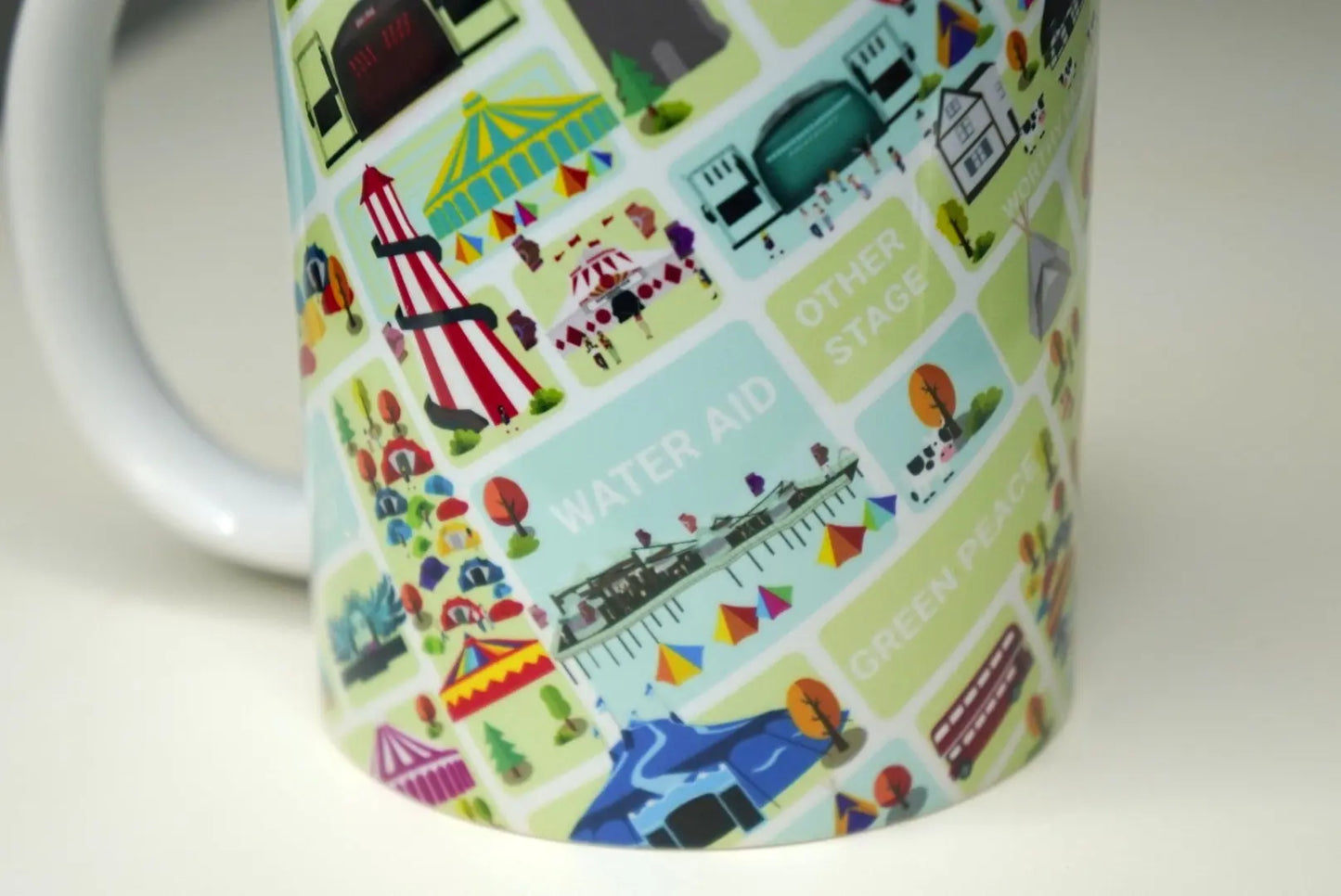 11oz Music Festival Mug Inspired (Unofficial) - Glasto Birthday Christmas gift ideas - Festival Merch - Road trip mug