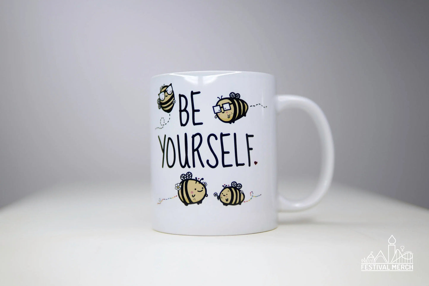 Personalised Be Yourself Mug 11oz - Bumble Bee - Be You - Bee Mug Bee Gift for her for him lgbt pride coming out - Festival Merch™