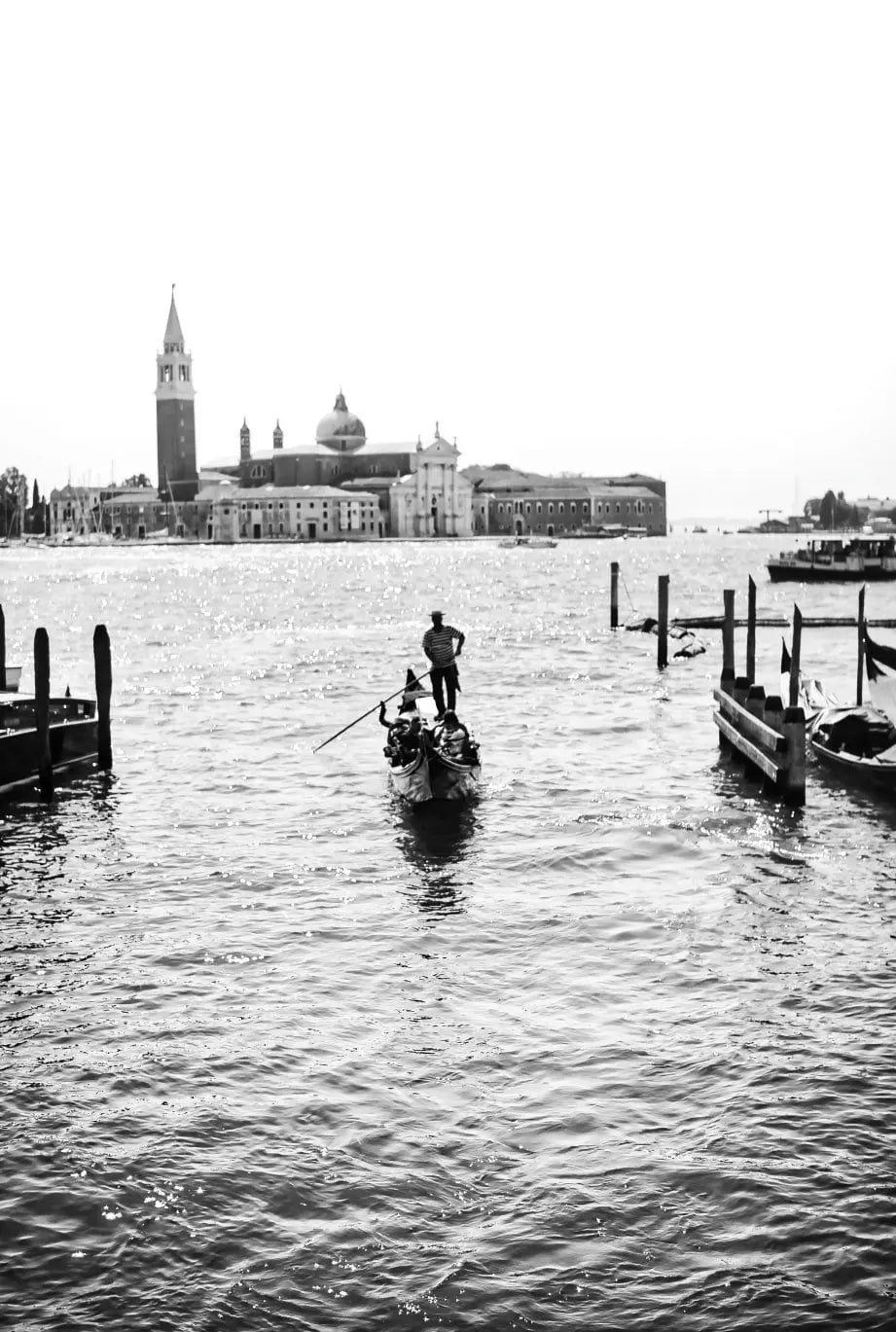 Venice Print Italy Travel Photography Venezia Italia Veneto region - Black and White - office home decor - A4 A3 A2 - Festival Merch