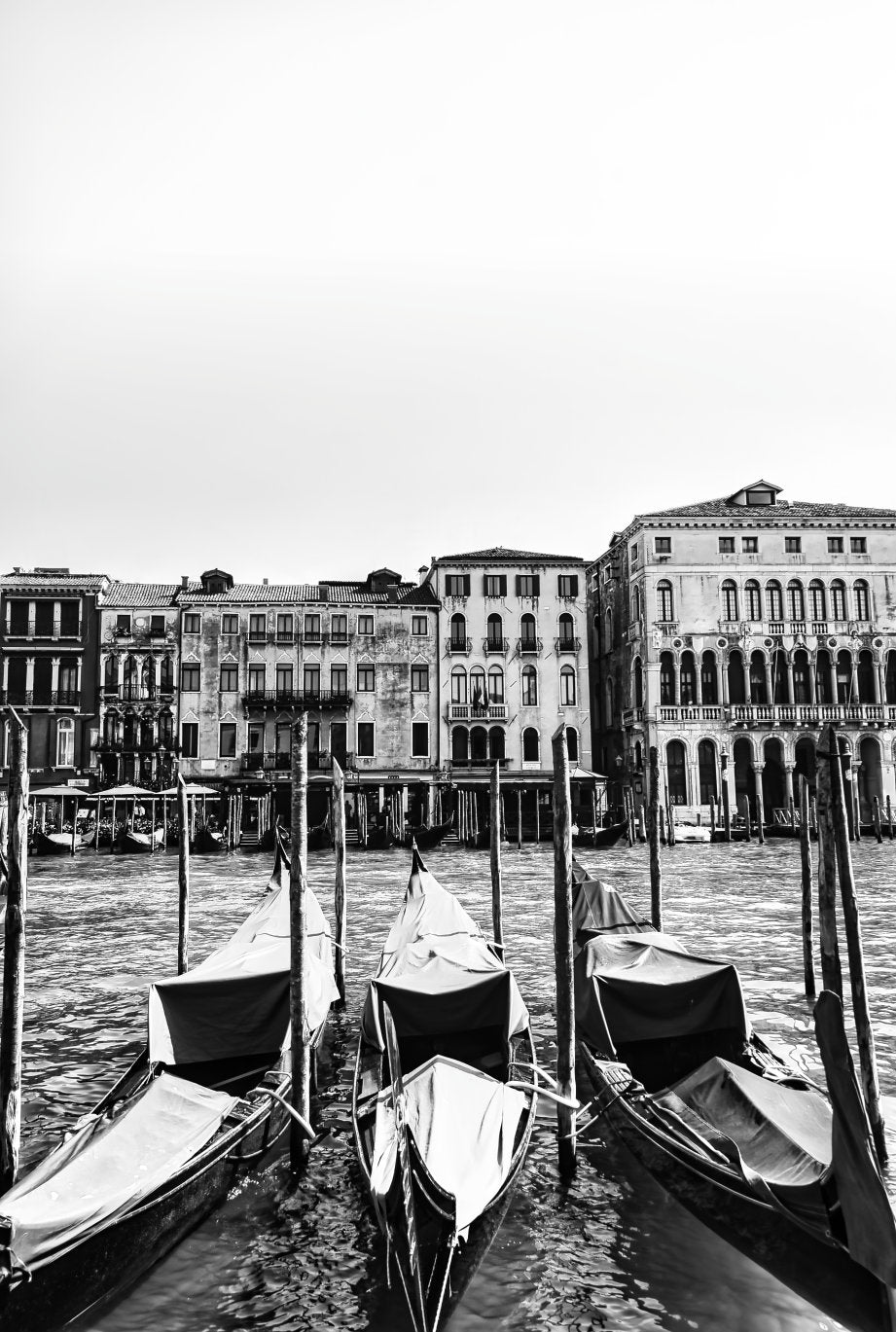 Venice Print Italy Travel Photography Venezia Italia Veneto region - Black and White - office home decor - A4 A3 A2 - Festival Merch