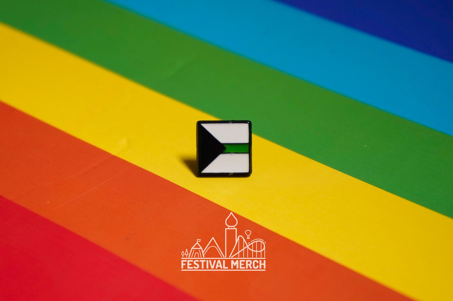 Rainbow Flag Pin | Enamel - LGBT Pride Badge Stud Lesbian Gay Bisexual Transgender - Metal Button - Pride gift Pride outfit