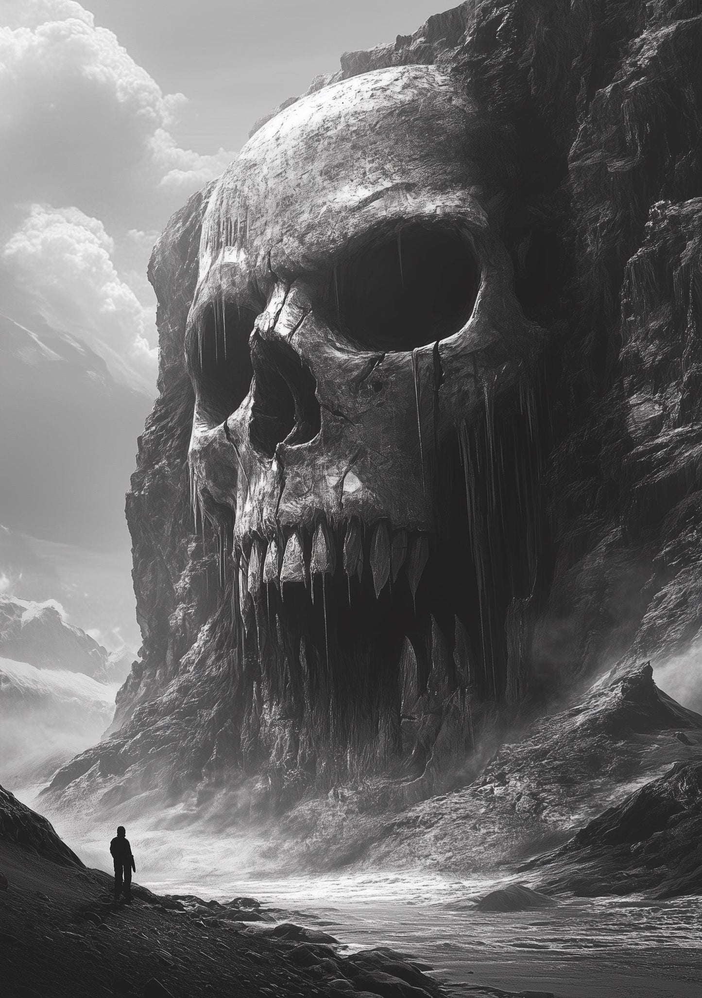 Premium Quality Art Print - Music Print Rock n Roll Skull Guitar Punk Alternative Prog Skeleton Music Festival - A4 A3 A2 - Festival Merch