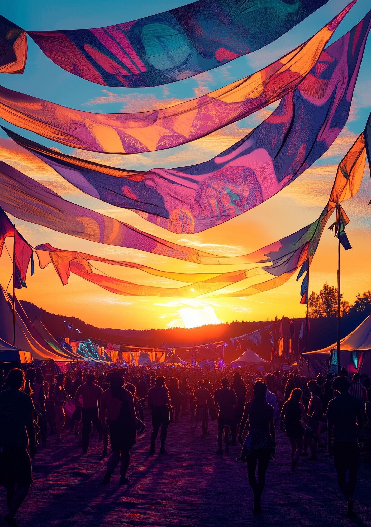 Personalisable Music Festival Print (Unofficial) - A4 A3 A2 - Music Festival Poster - Festival Merch