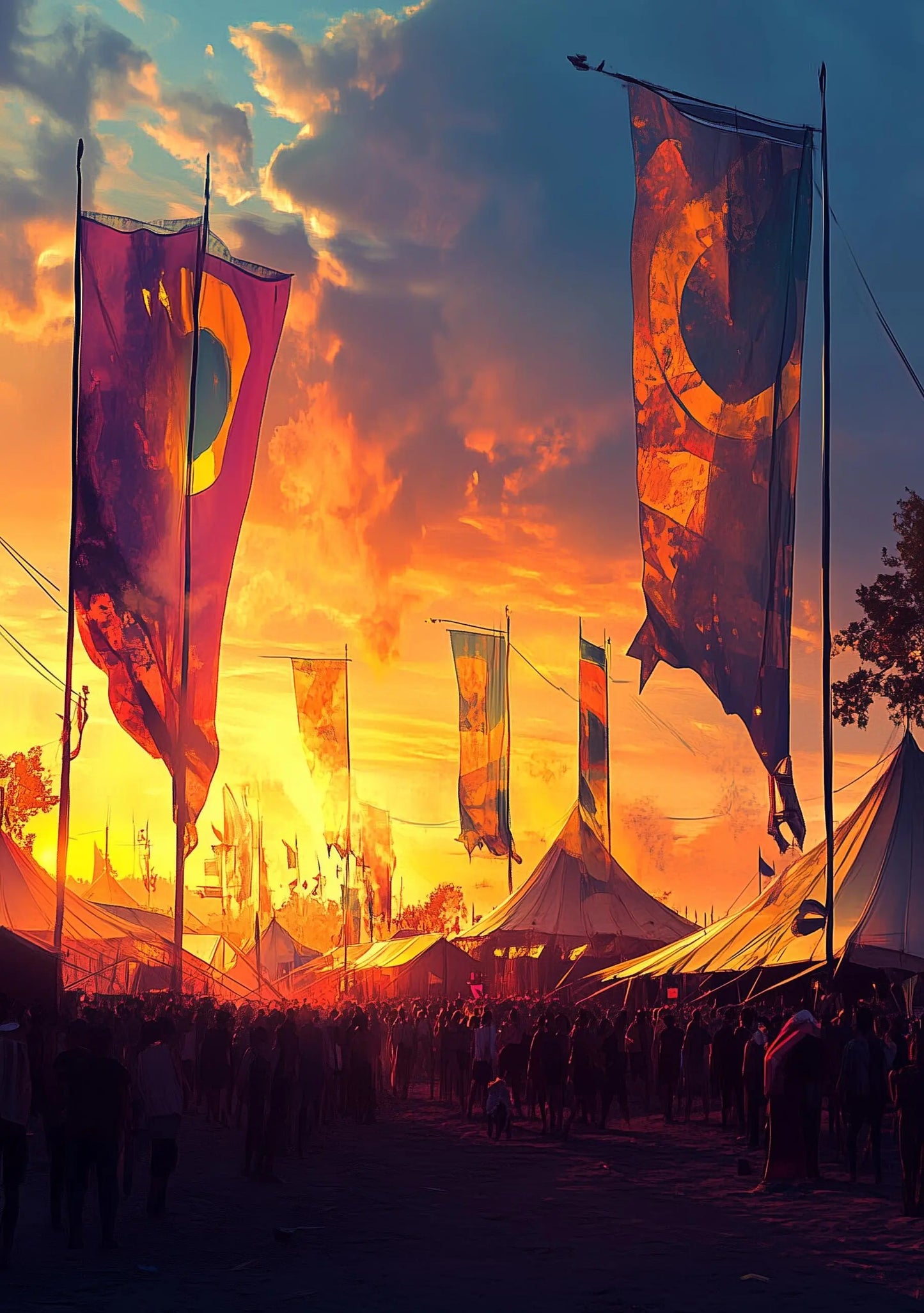 Personalisable Music Festival Print (Unofficial) - A4 A3 A2 - Music Festival Poster - Festival Merch