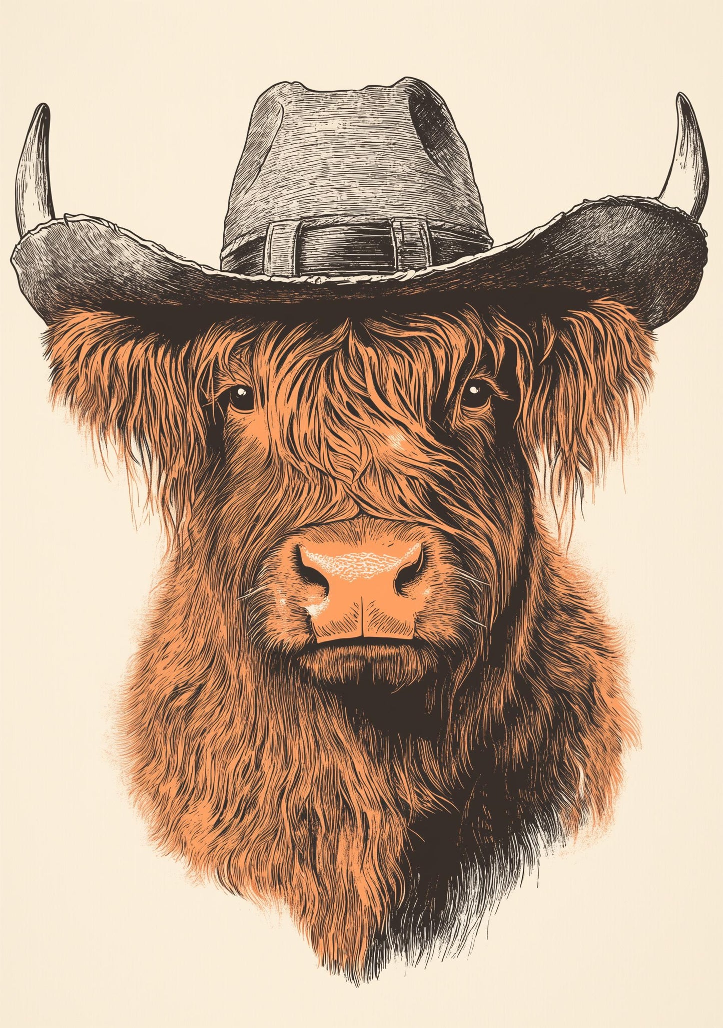 Funny Animal Wall Art - Printed in the UK Premium Quality - A4 A3 A2 - Festival Merch