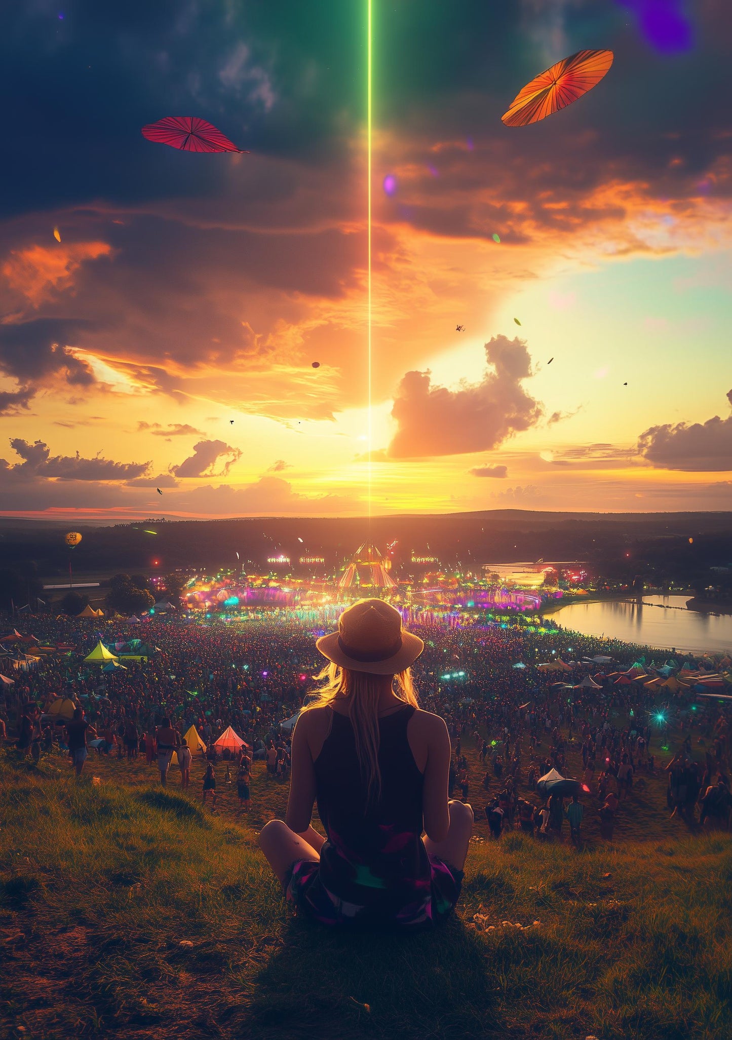 Personalisable Music Festival Print (Unofficial) - A4 A3 A2 - Music Festival Poster - Festival Merch