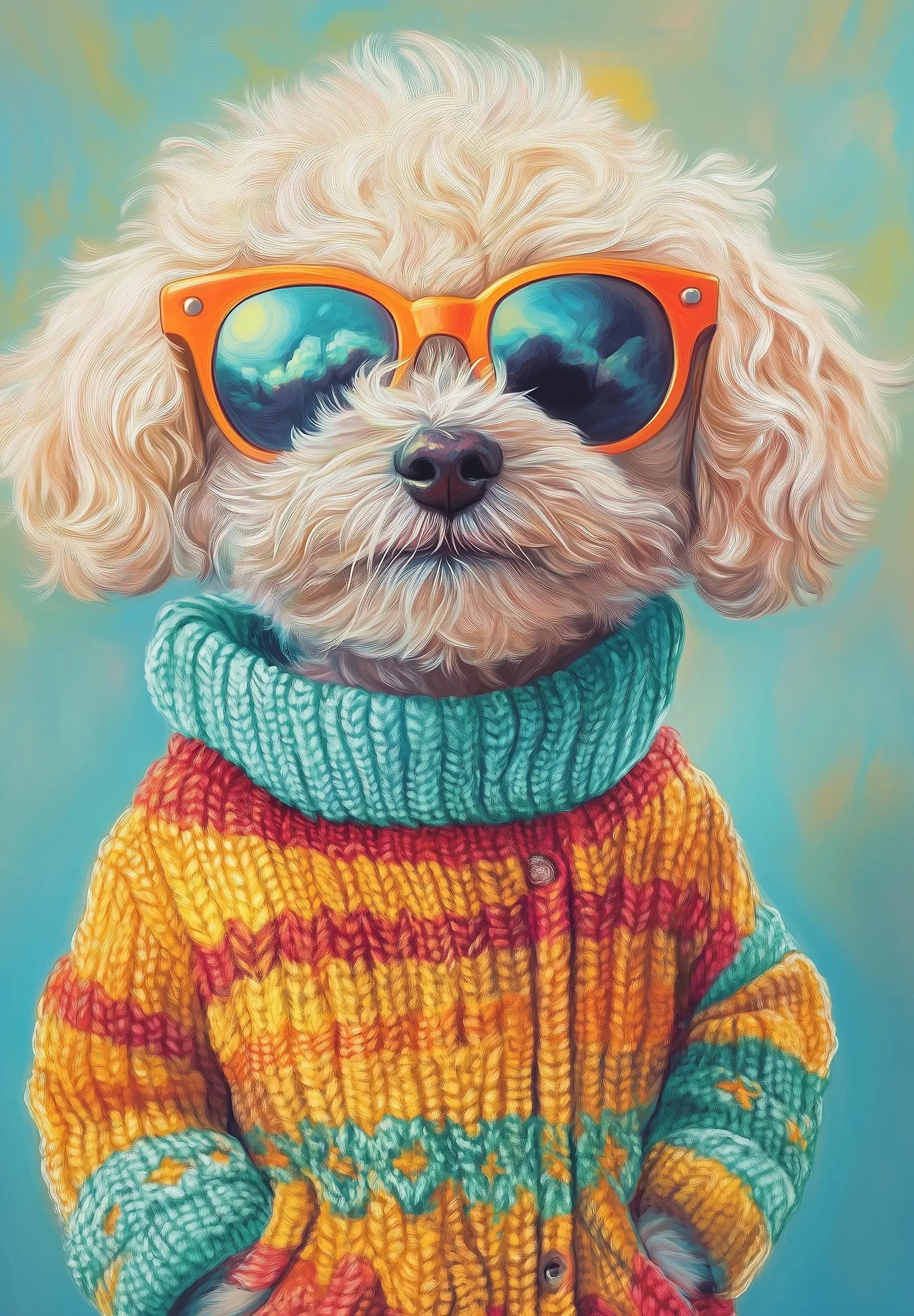 Funny Animal Wall Art - Printed in the UK Premium Quality - A4 A3 A2 - Festival Merch