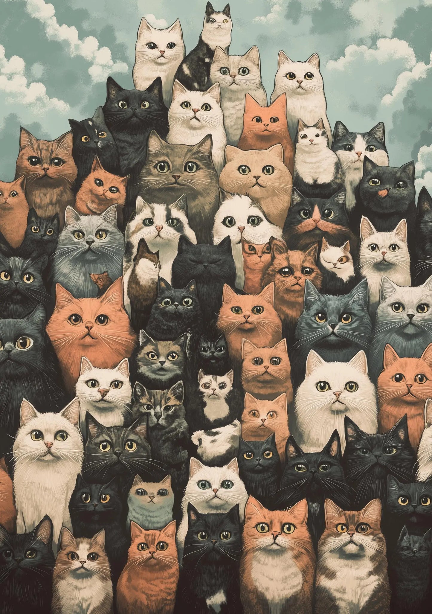 Funny Animal Wall Art - Printed in the UK Premium Quality - A4 A3 A2 - Festival Merch