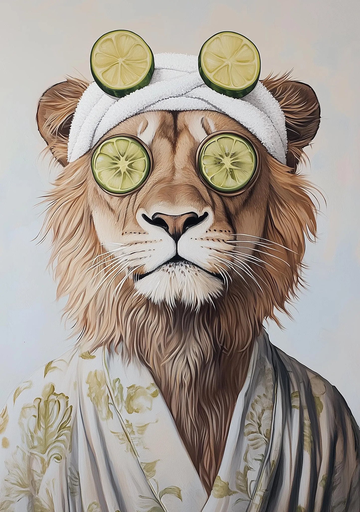 Funny Animal Wall Art - Printed in the UK Premium Quality - A4 A3 A2 - Festival Merch