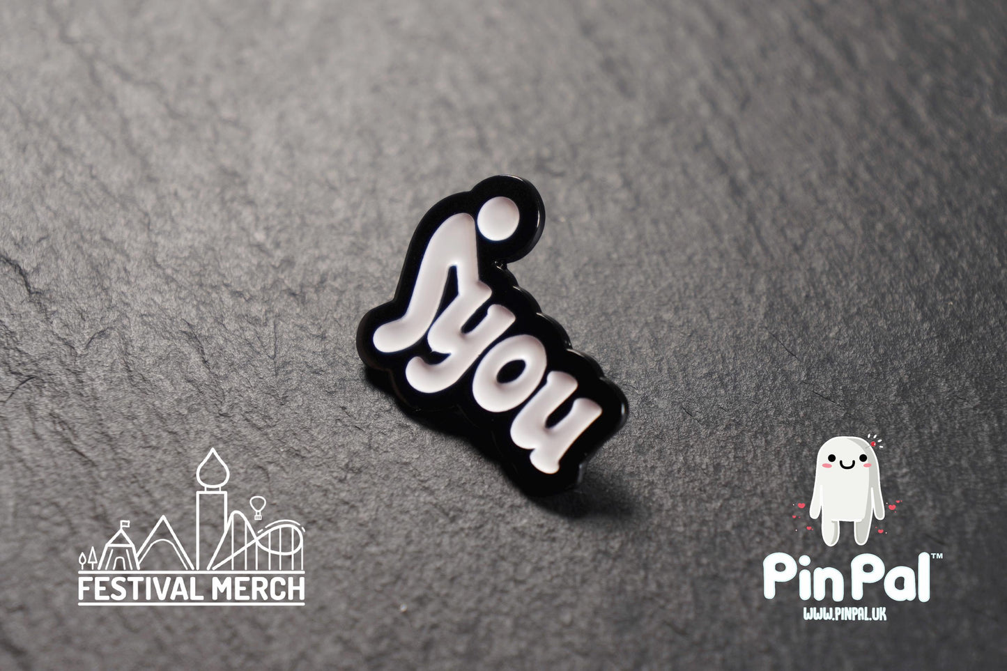 Funny Enamel Pin - PinPal UK109 - Pin Badges - Funny Gift, Music Gift, Anime Gift, Cute Gift, Positive gift, Cheeky Rude Gift, Unique Gift