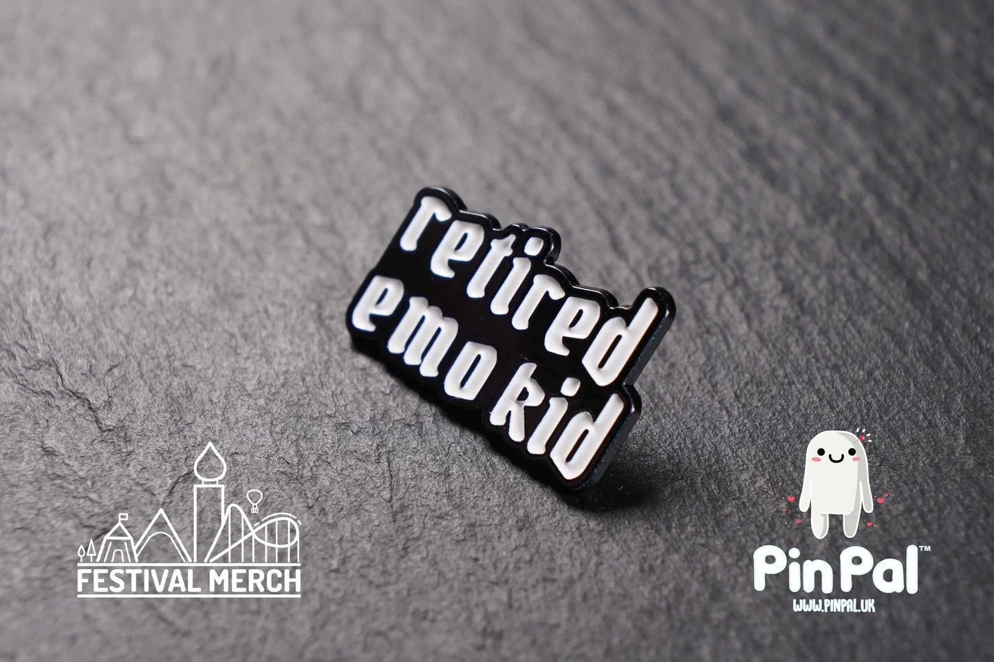 Funny Enamel Pin - PinPal UK146 - Pin Badges - Funny Gift, Music Gift, Anime Gift, Cute Gift, Positive gift, Cheeky Rude Gift, Unique Gift