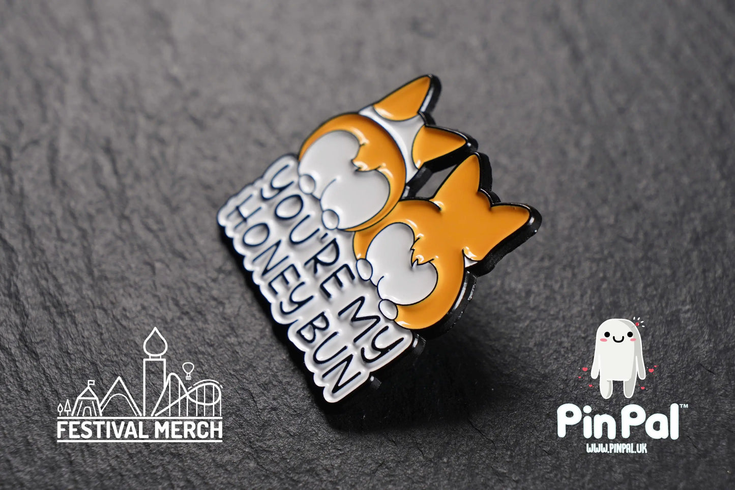 Funny Enamel Pin - PinPal UK158 - Pin Badges - Funny Gift, Music Gift, Anime Gift, Cute Gift, Positive gift, Cheeky Rude Gift, Unique Gift