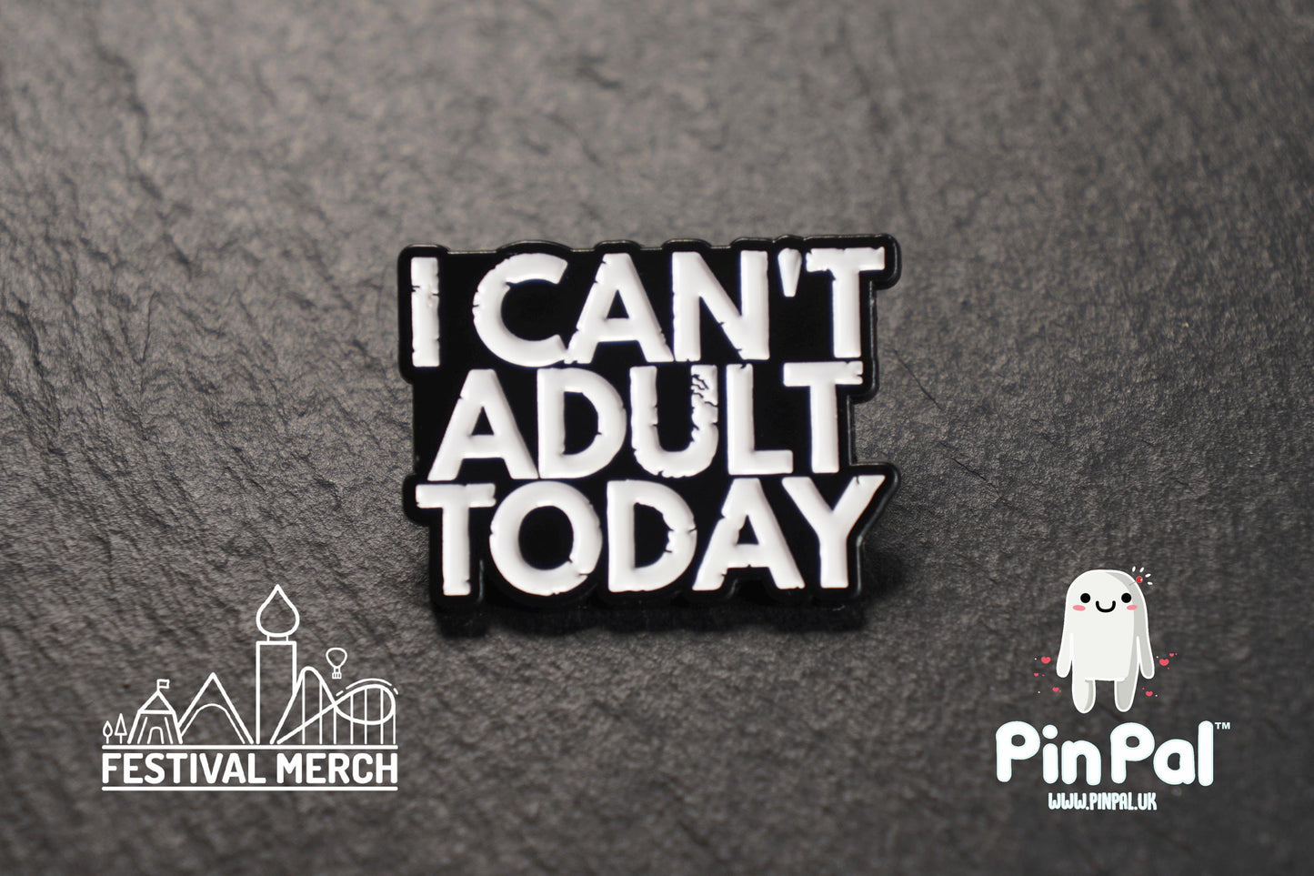 Funny Enamel Pin - PinPal UK098 - Pin Badges - Funny Gift, Music Gift, Anime Gift, Cute Gift, Positive gift, Cheeky Rude Gift, Unique Gift