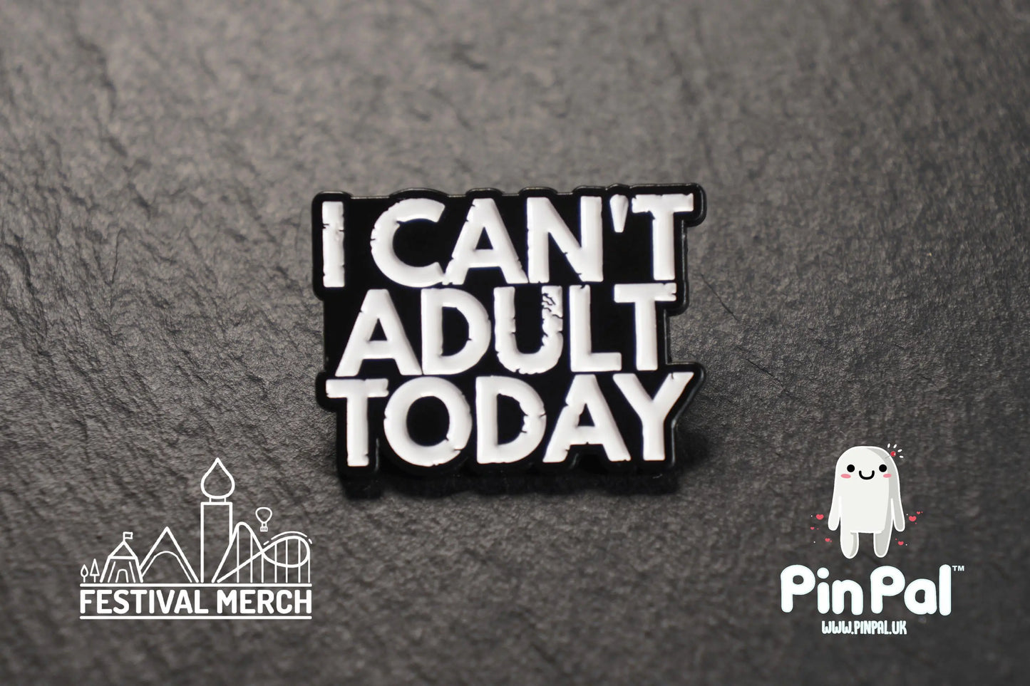 Funny Enamel Pin - PinPal UK098 - Pin Badges - Funny Gift, Music Gift, Anime Gift, Cute Gift, Positive gift, Cheeky Rude Gift, Unique Gift