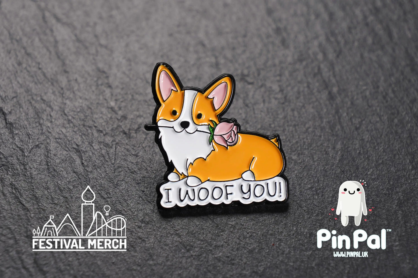 Funny Enamel Pin - PinPal UK192 - Pin Badges - Funny Gift, Music Gift, Anime Gift, Cute Gift, Positive gift, Cheeky Rude Gift, Unique Gift