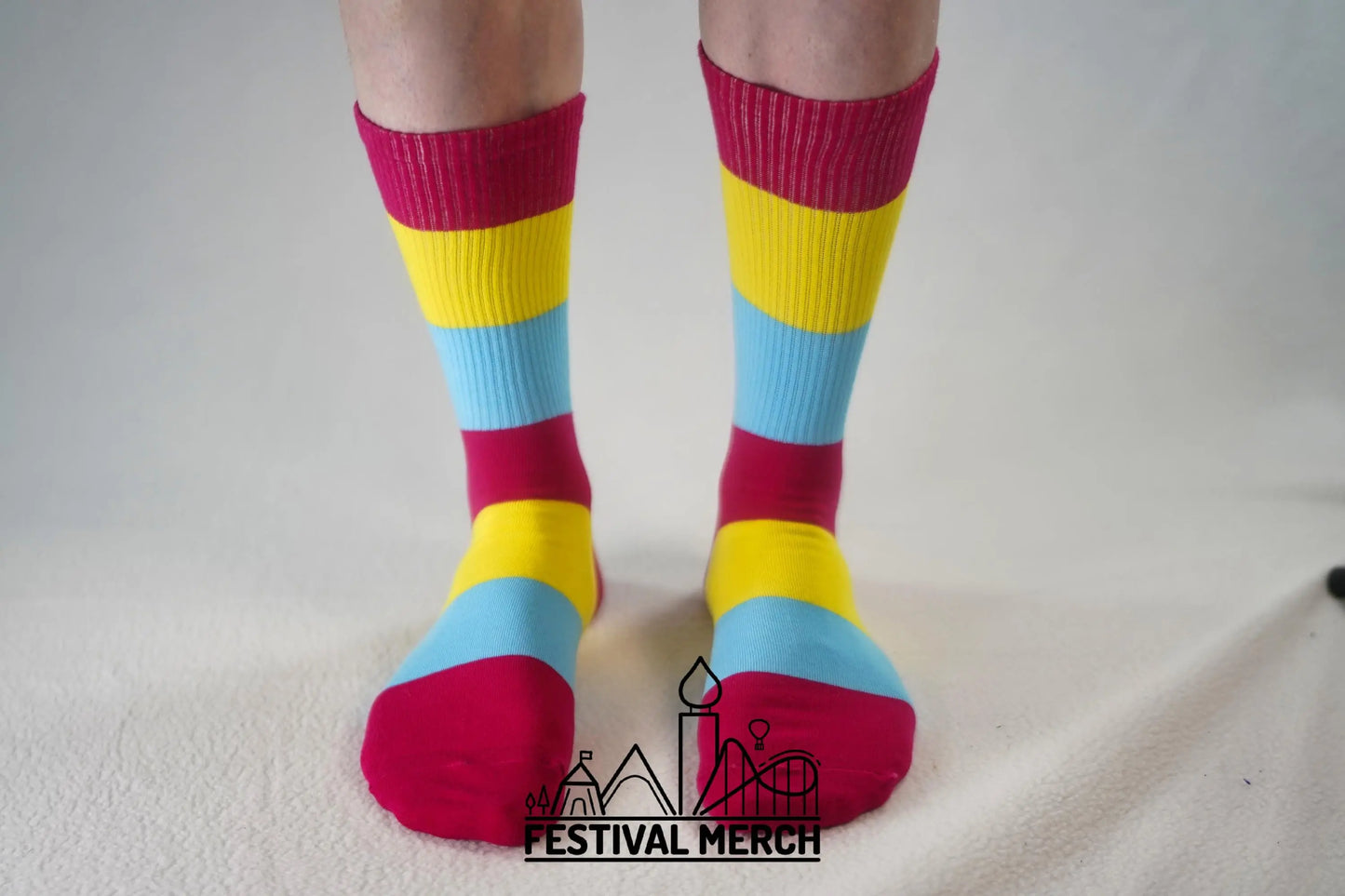 Pansexual Pride Socks | Unisex LGBTQ+ Apparel | Premium Cotton Rich ~ Pride Flag Gifts Pansexual Flag Rainbow Socks LGBT owned company