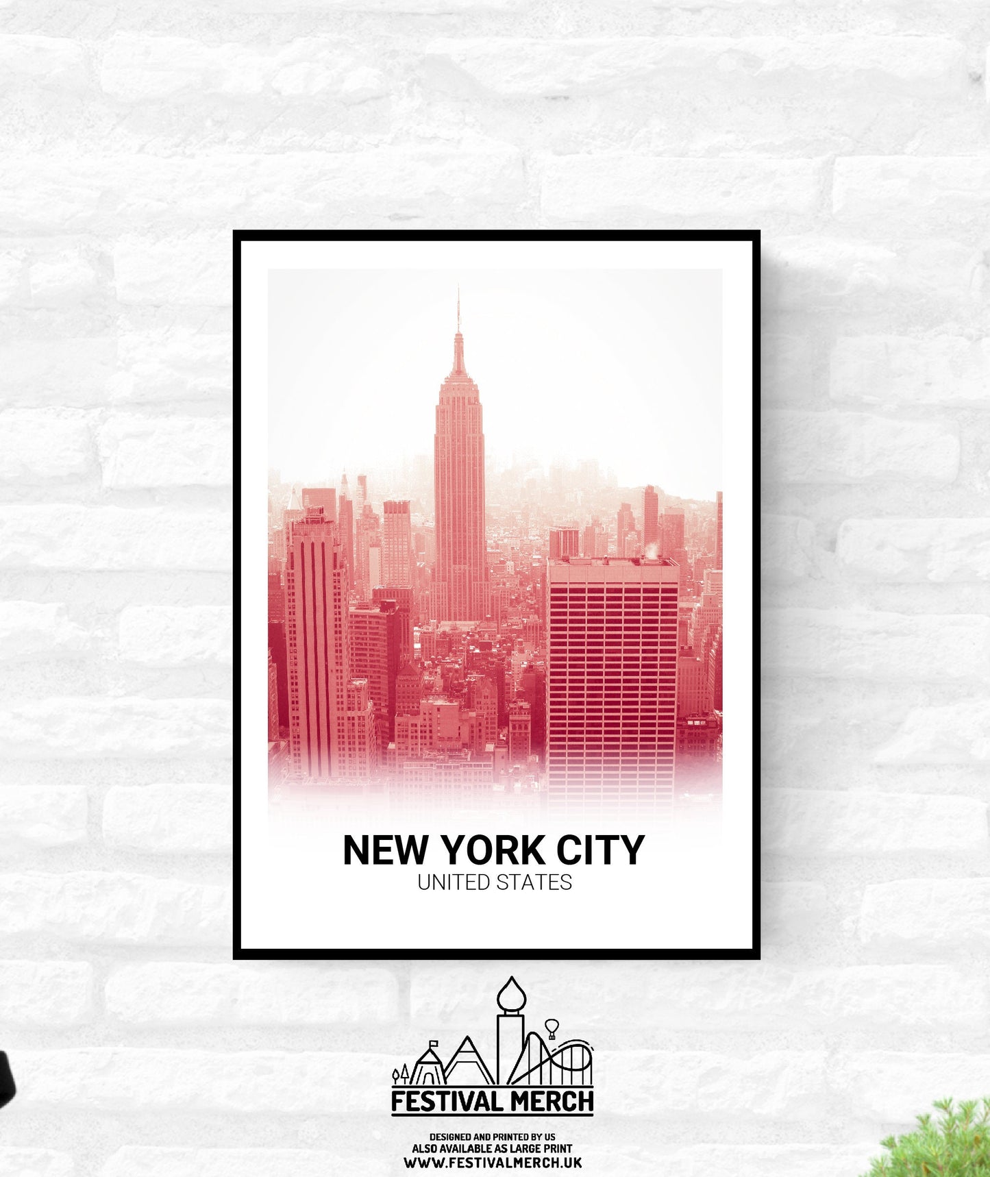 New York City Print - A4 A3 A2 - Festival Merch