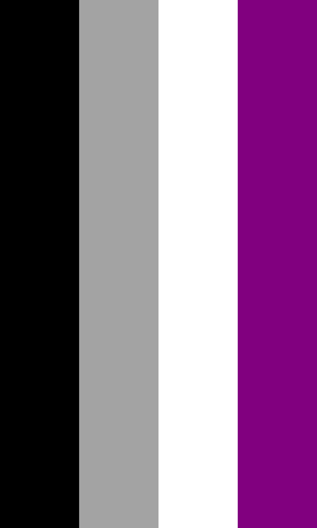 Asexual Flag Print - Rainbow Pride Flag - home decor - A4 A3 A2 - Festival Merch