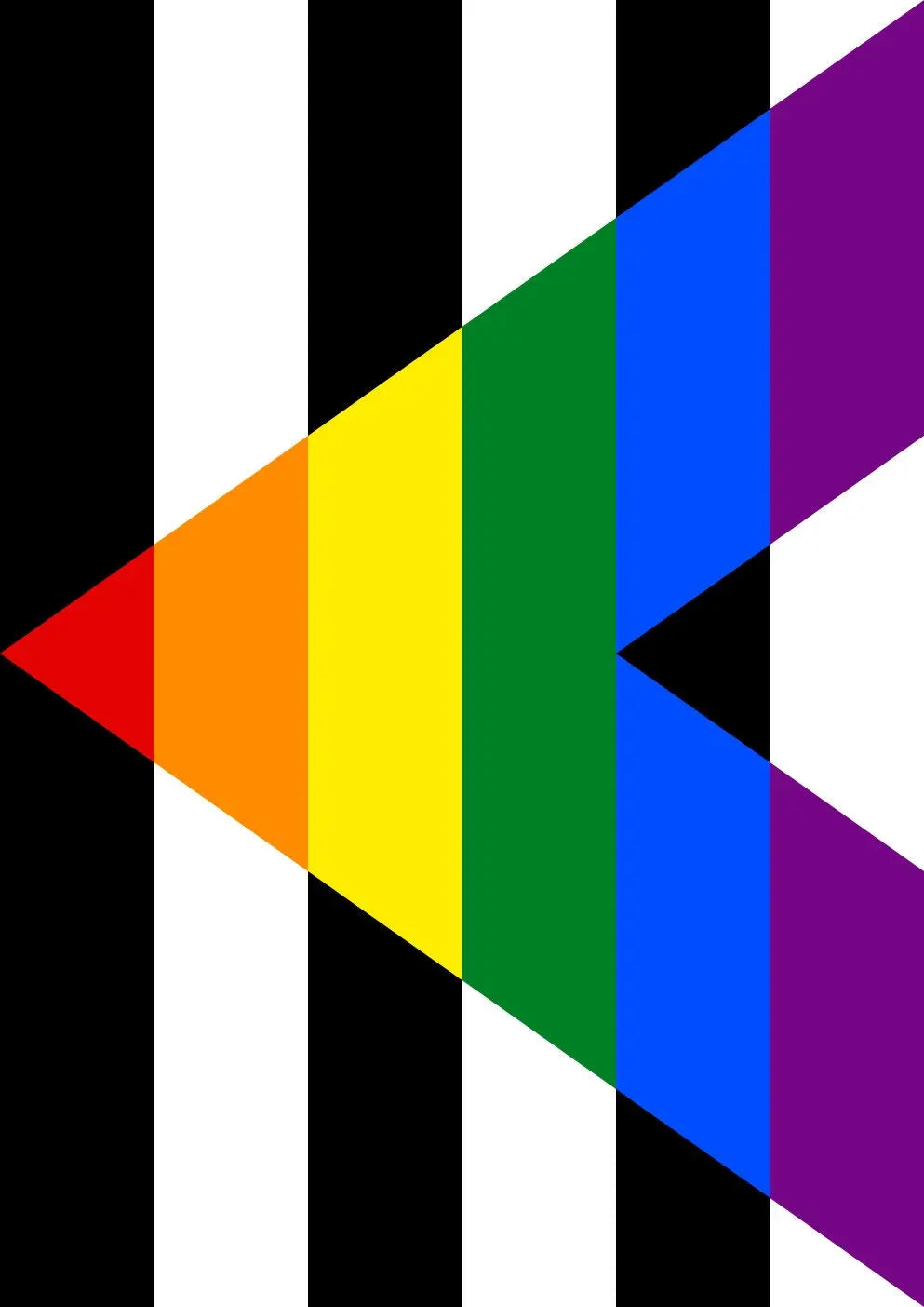 Ally Flag Print - Rainbow Pride Flag - home decor - A4 A3 A2 - Festival Merch