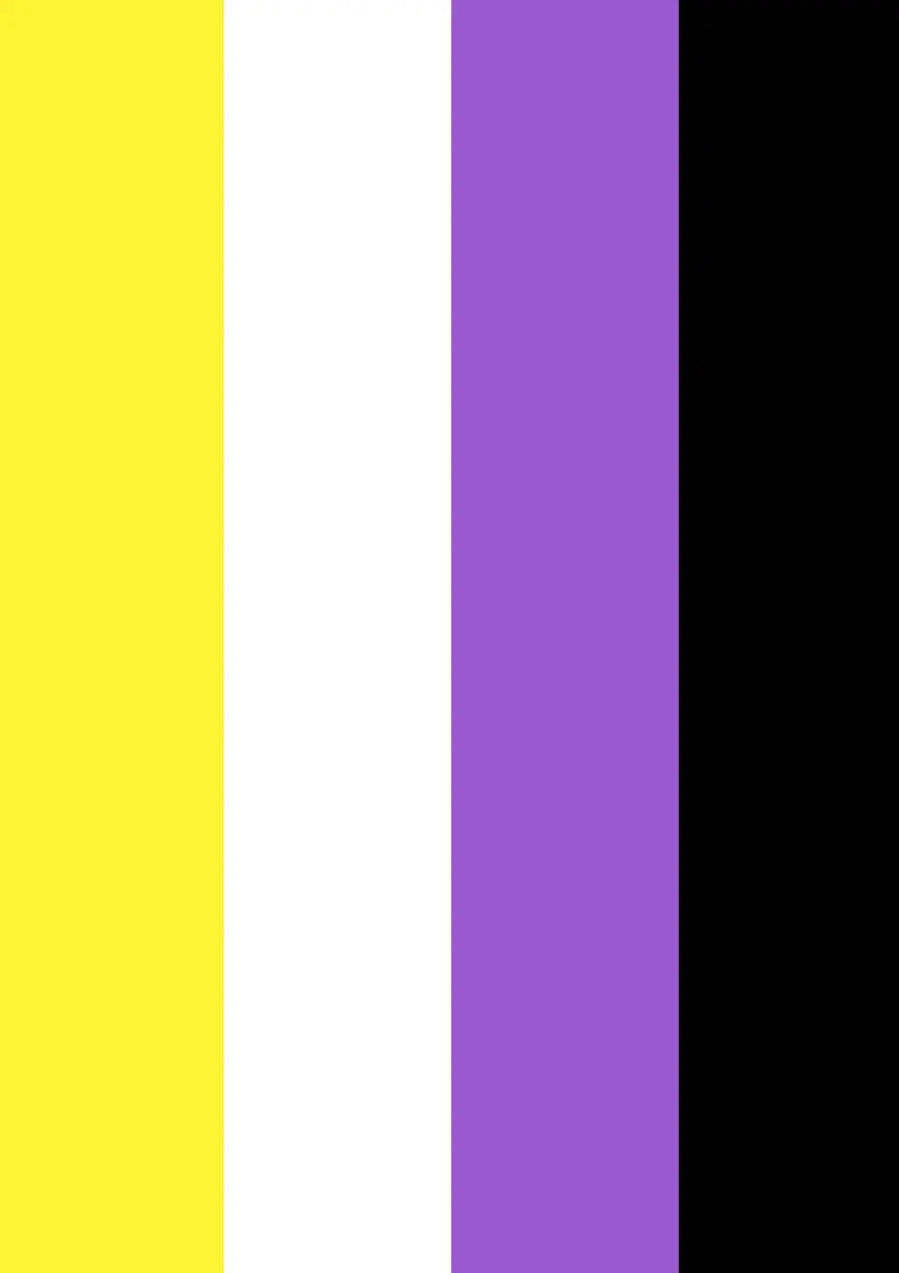 Non Binary Flag Print - Rainbow Pride Flag - home decor - A4 A3 A2 - Festival Merch