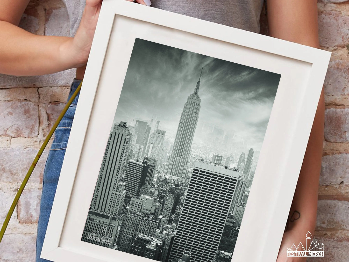 New York City Print - wall hanging home decor gift - A4 A3 A2 - Festival Merch