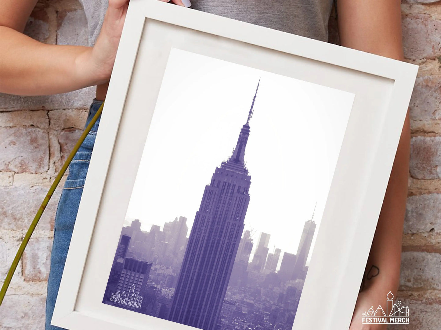 New York City Print - wall hanging home decor gift - A4 A3 A2 - Festival Merch