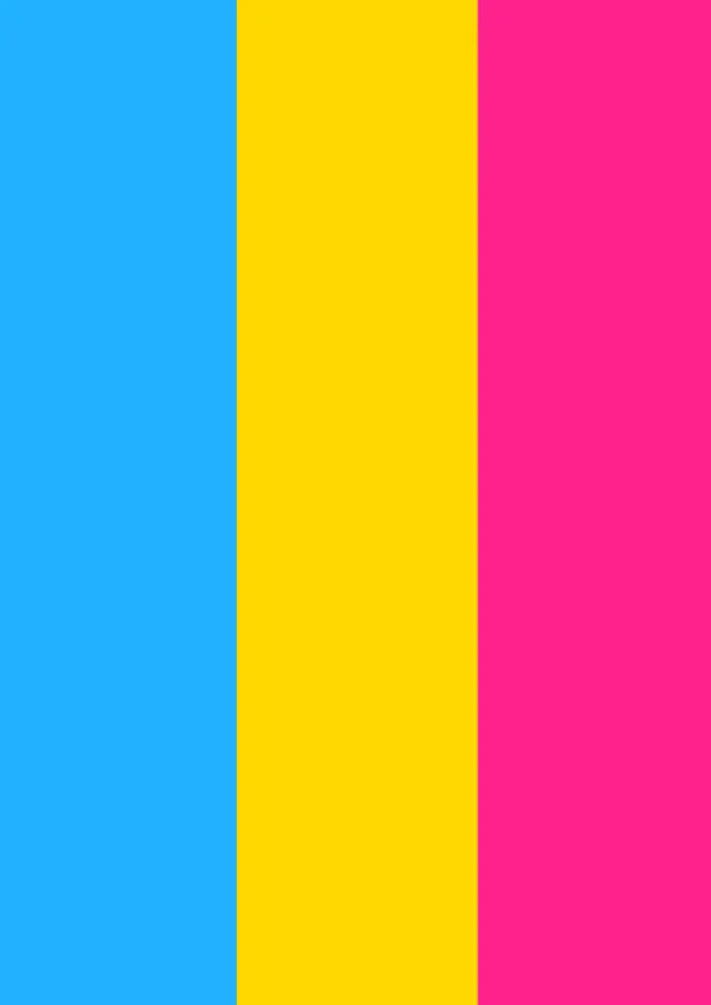 Pansexual Flag Print - Rainbow Pride Flag - home decor - A4 A3 A2 - Festival Merch
