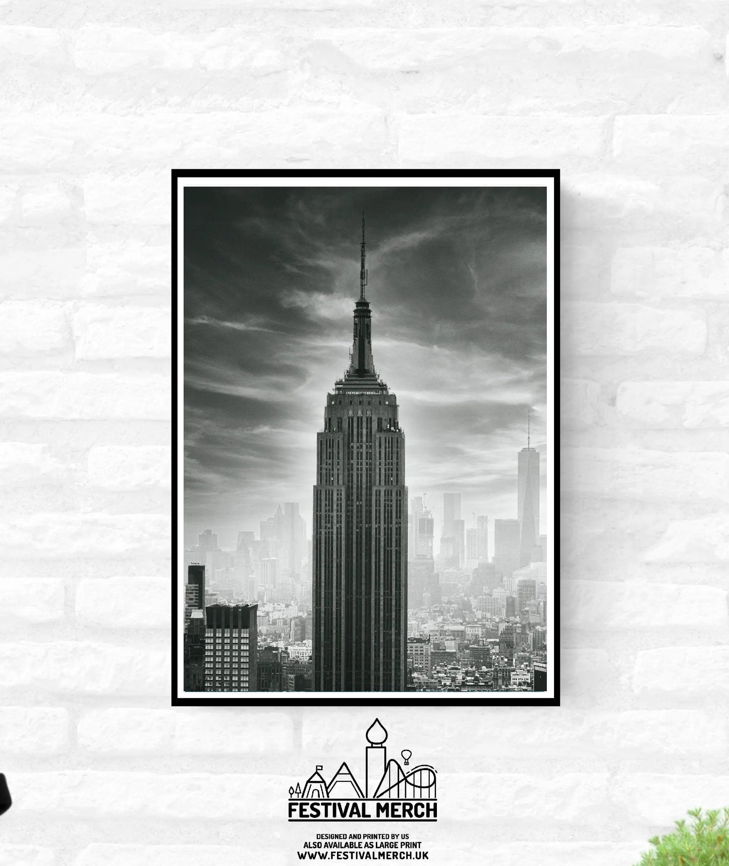 New York City Print - wall hanging home decor gift - A4 A3 A2 - Festival Merch