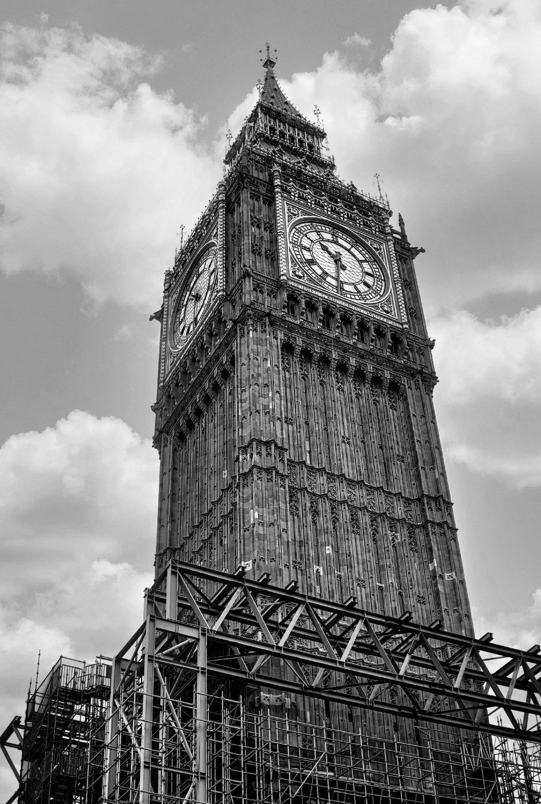 Big Ben - London Premium Travel Prints - Wall hangings home decor Art - Black and white - A4 A3 A2 - Festival Merch