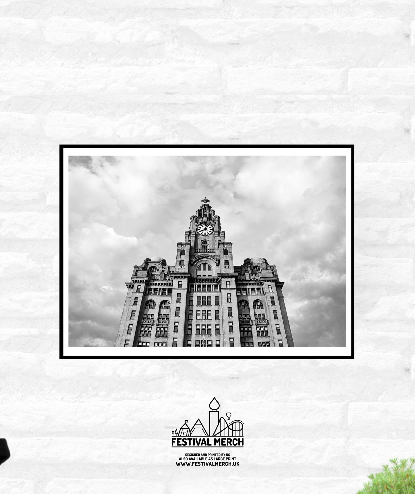 Liverpool Print - Premium Quality - A4 A3 A2 - Black and White - Beatles Albert Docks Cavern Club - Festival Merch