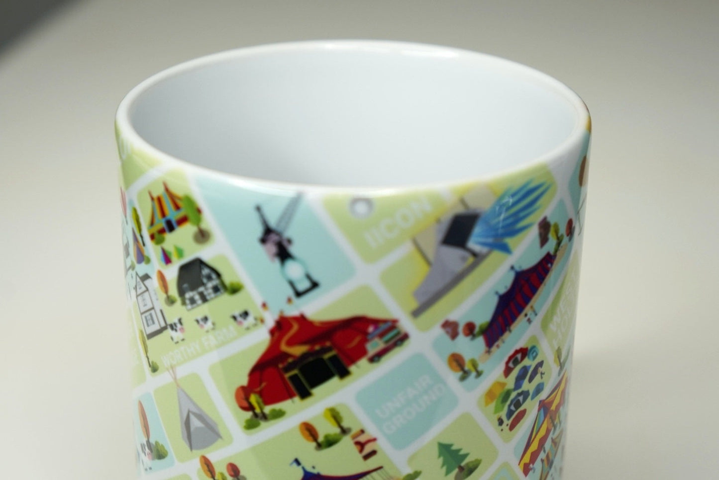 11oz Glastonbury Festival Mug Inspired (Unofficial) - Glasto Birthday Christmas gift ideas - Festival Merch