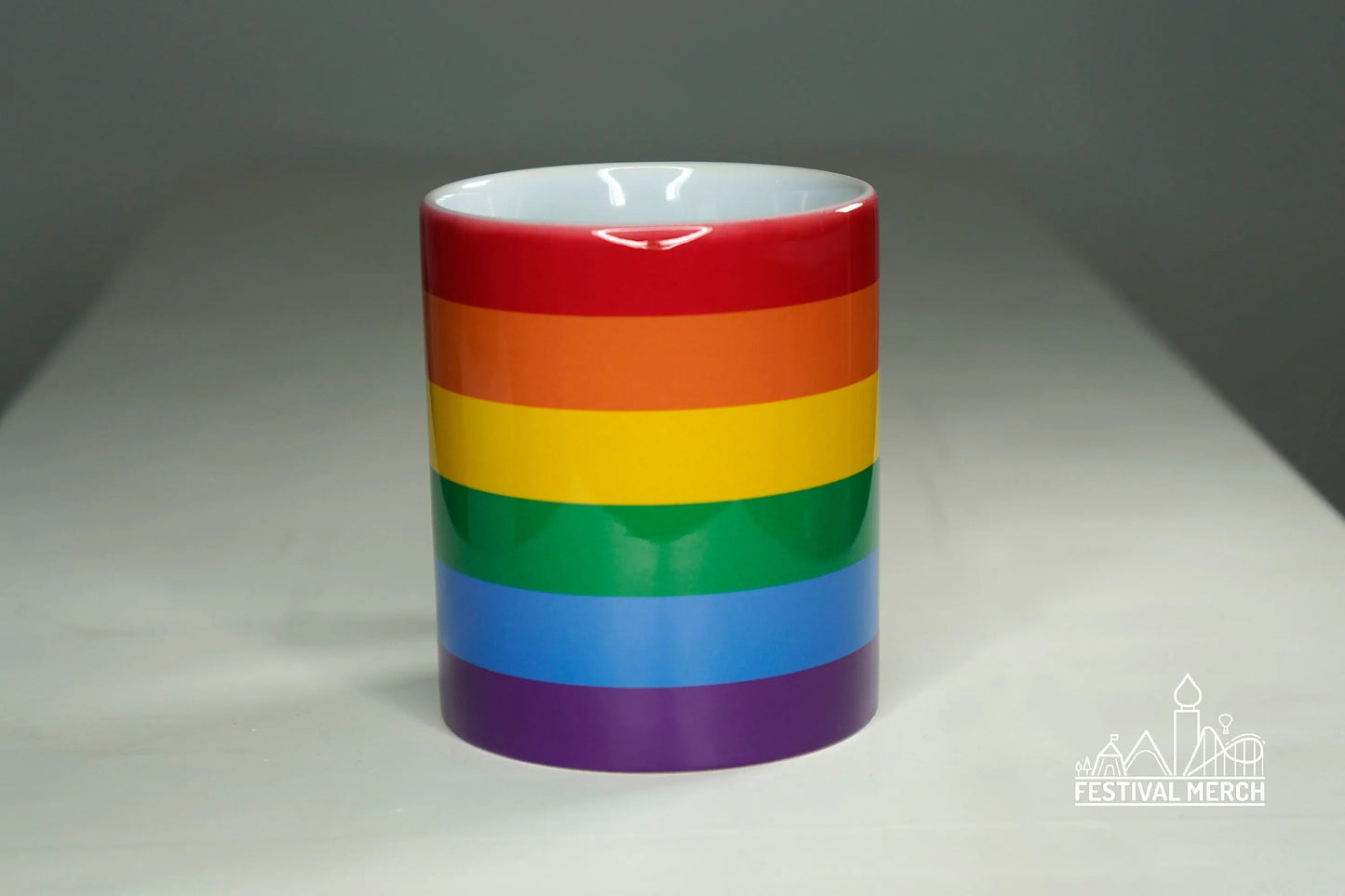 Rainbow Flag Mug (Any Flags available) Discreet Packaging! - Pride gift - LGBT Lesbian Gay Bi ally Transgender - Festival Merch