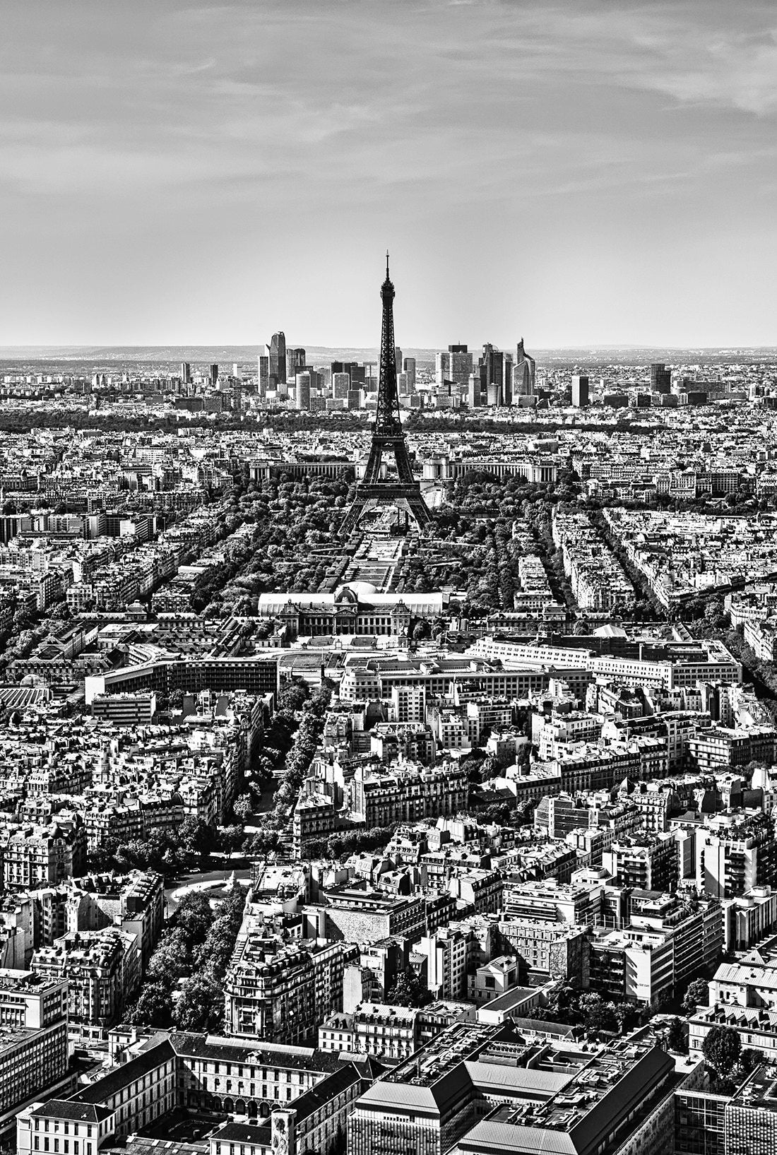 8 Paris Travel Prints - Black and White - City Skyline Eiffle Tower France summer - Office Home Decor - A4 A3 A2 - Festival Merch