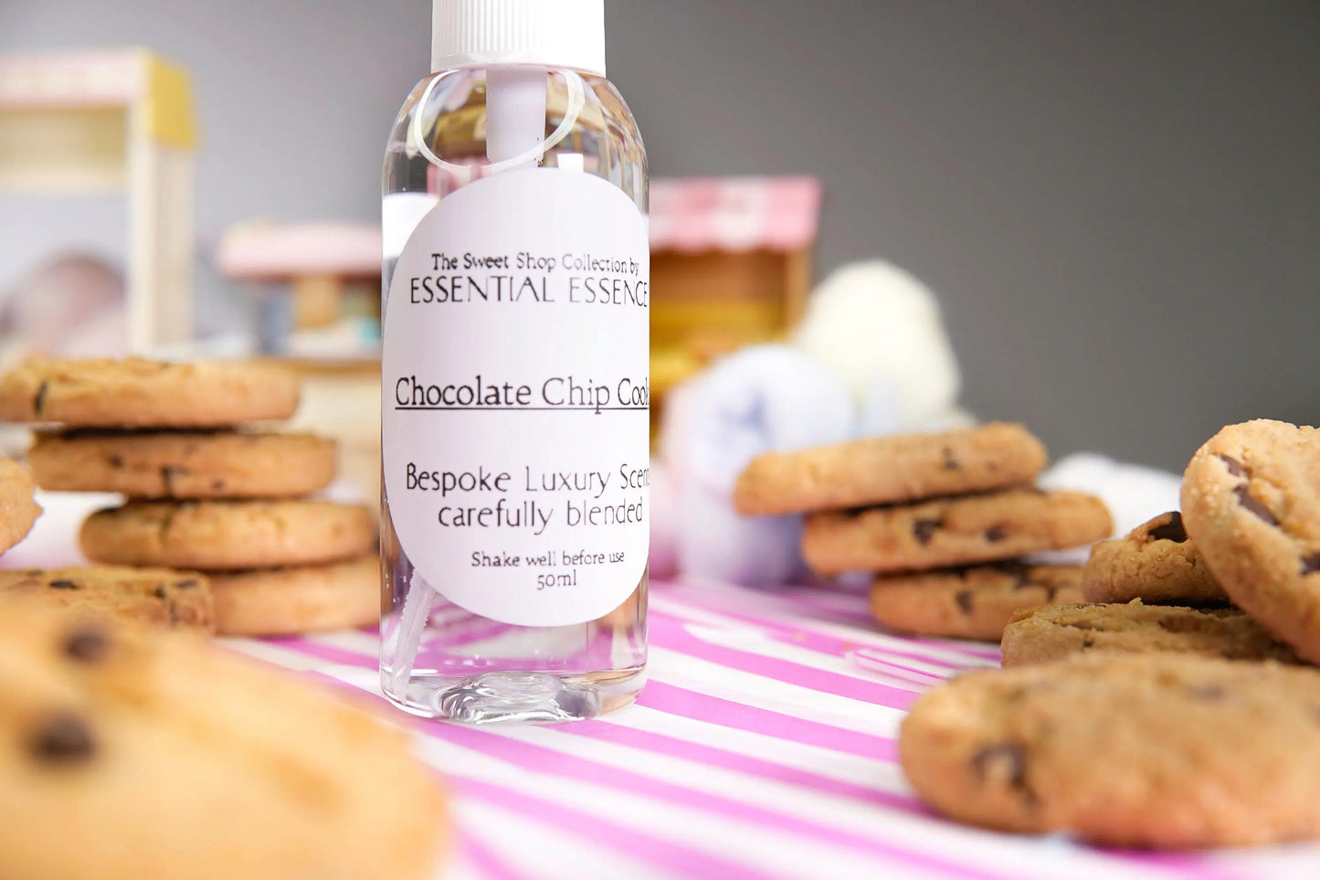 Chocolate Chip Cookie Room Spray / Pillow Mist / Linen Spray 50ml 5ml Premium Fragrance Oil by Essential Essence™