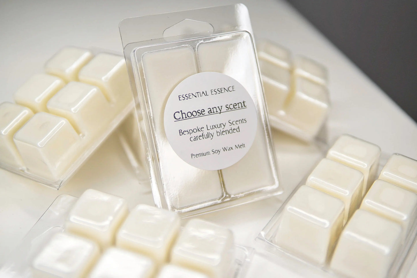 28 Essential Oils Available - Highly Scented Wax Melts by Essential Essence™ - 6 Soy Wax Melts Clamshell shape - Premium Grade