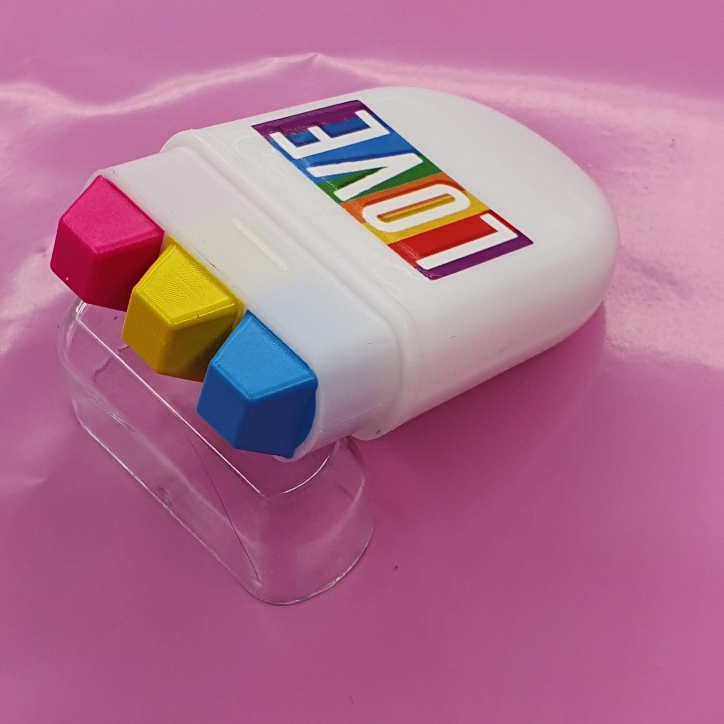 Pansexual Flag Face Paint Rainbow Fan Brush Face Paint - glide along your face - Pride Flag LGBT pansexual Festival Make up Party Gift pan