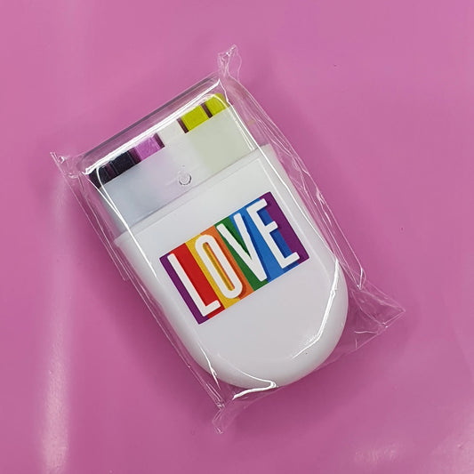 Non-Binary Flag Face Paint Rainbow Fan Brush Face Paint - glide along your face - Pride Flag LGBT pansexual Festival Make up Party Gift