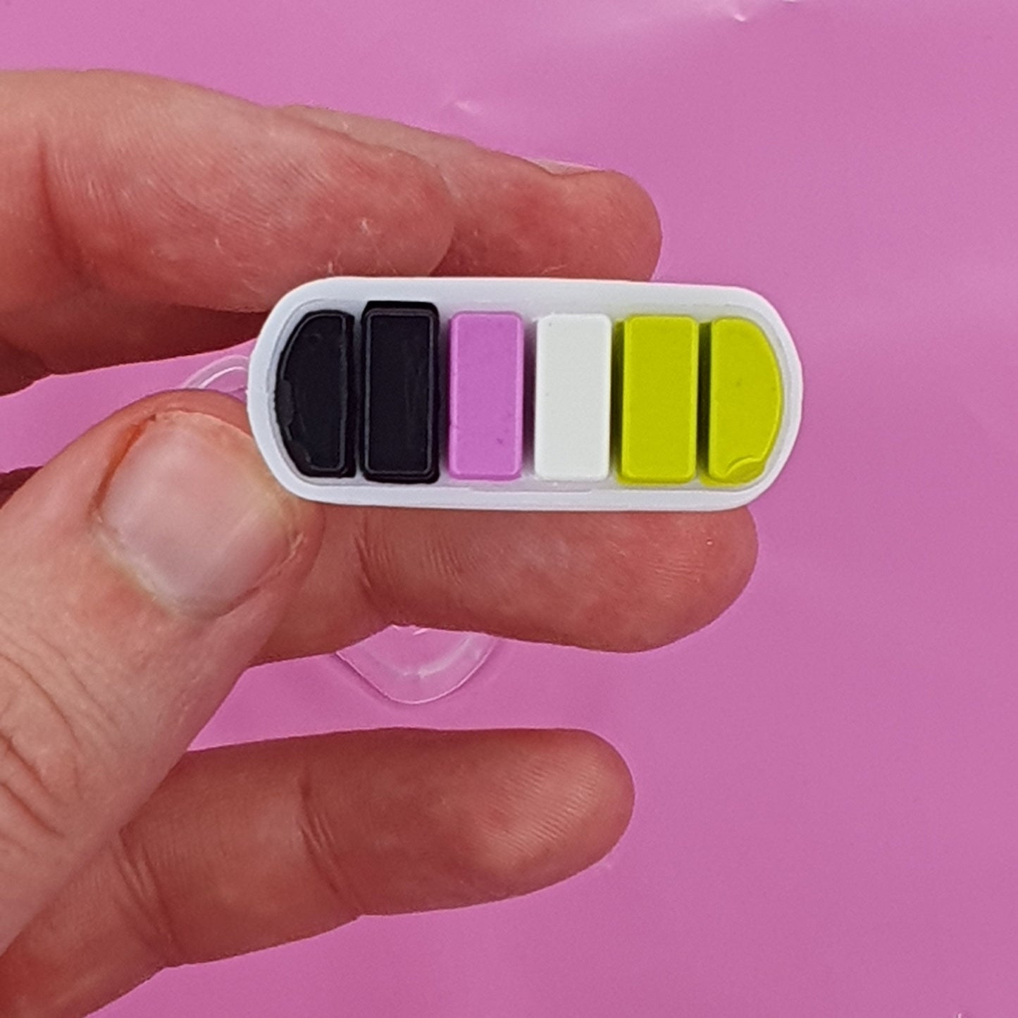 Non-Binary Flag Face Paint Rainbow Fan Brush Face Paint - glide along your face - Pride Flag LGBT pansexual Festival Make up Party Gift