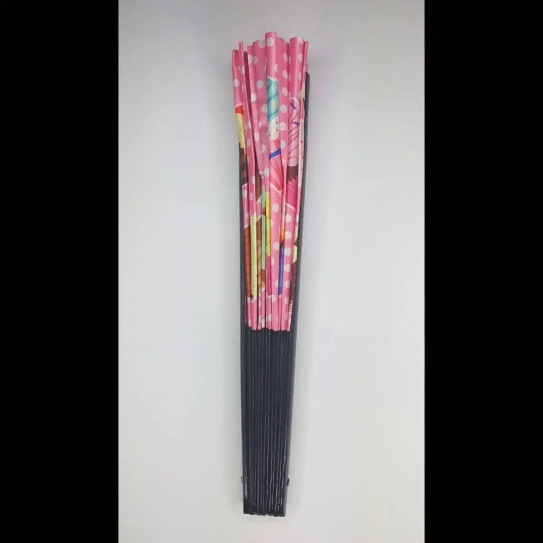 Fairy Cake Clack Fan - Giant Hand Fan 25" - Gift for Baker - GBBO Great British Bake off - Cup Cake anime manga Japanese cupcake