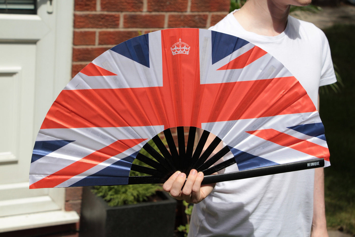 Clack Fan - Union Jack Flag 60cm - LARGE - UK Flag British Flag - eurovision 2024 United Kingdom malmo Sweden loreen olly alexander