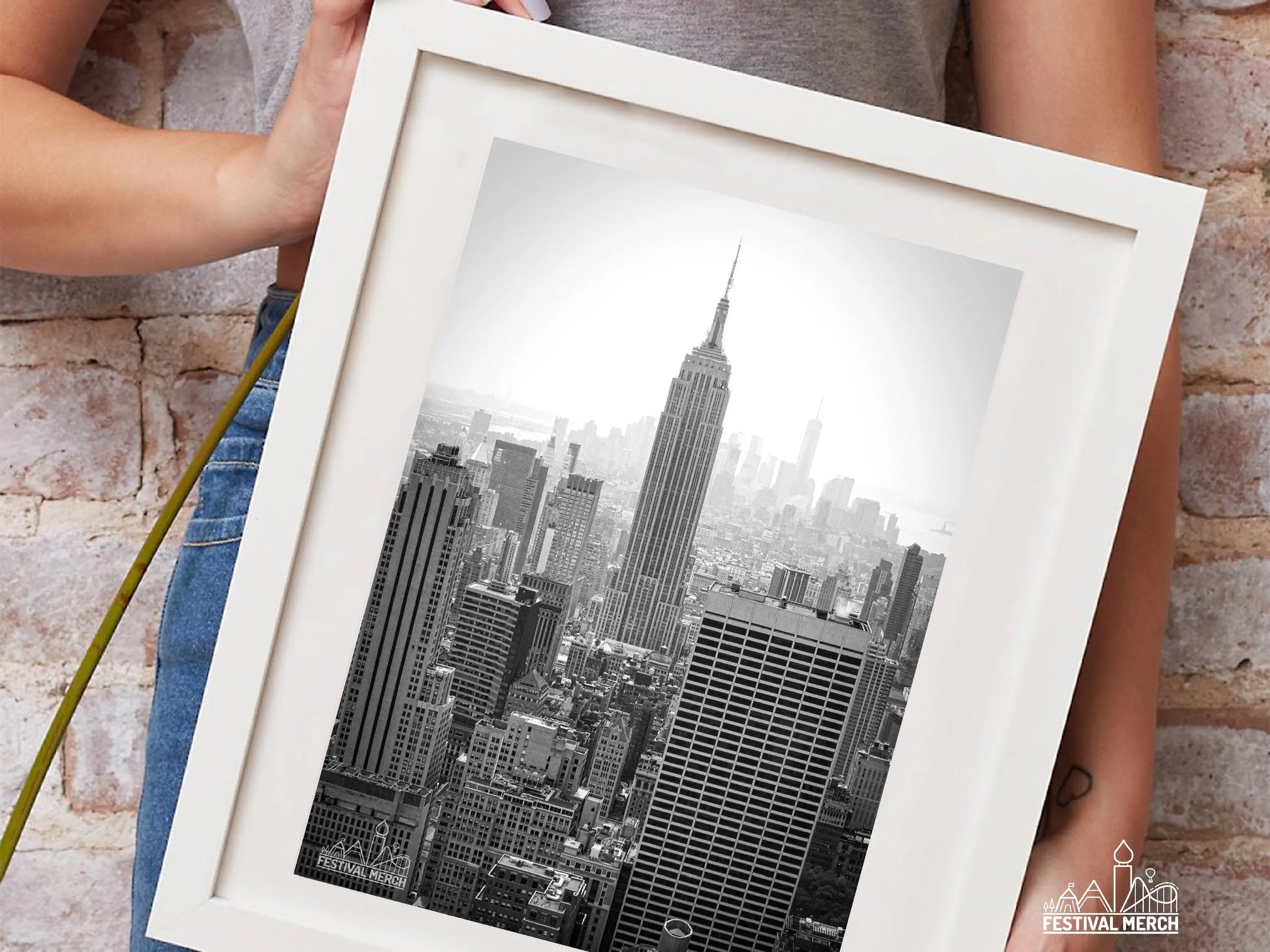 New York City Print - wall hanging home decor gift - A4 A3 A2 - Festival Merch