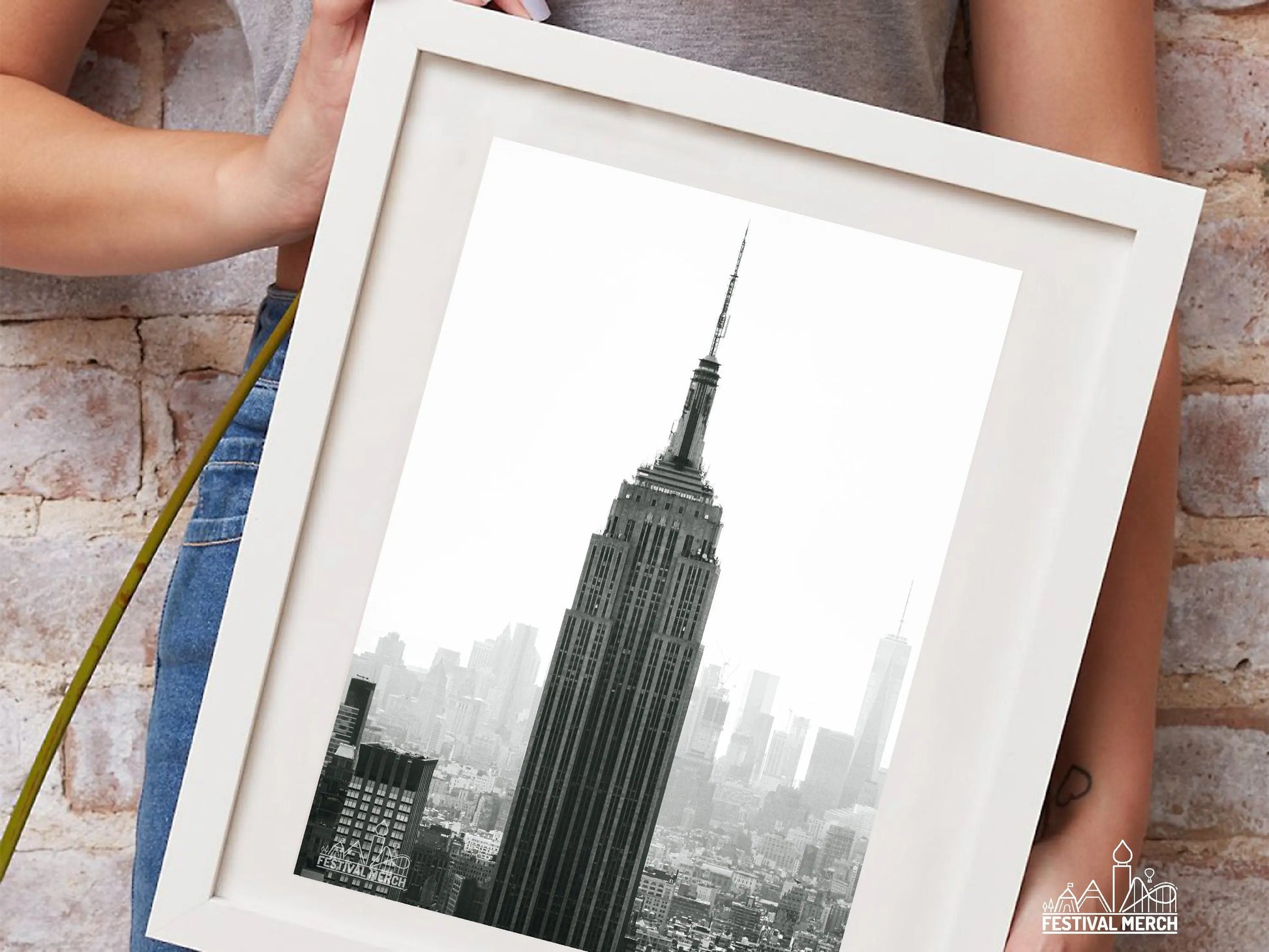 New York City Print - wall hanging home decor gift - A4 A3 A2 - Festival Merch