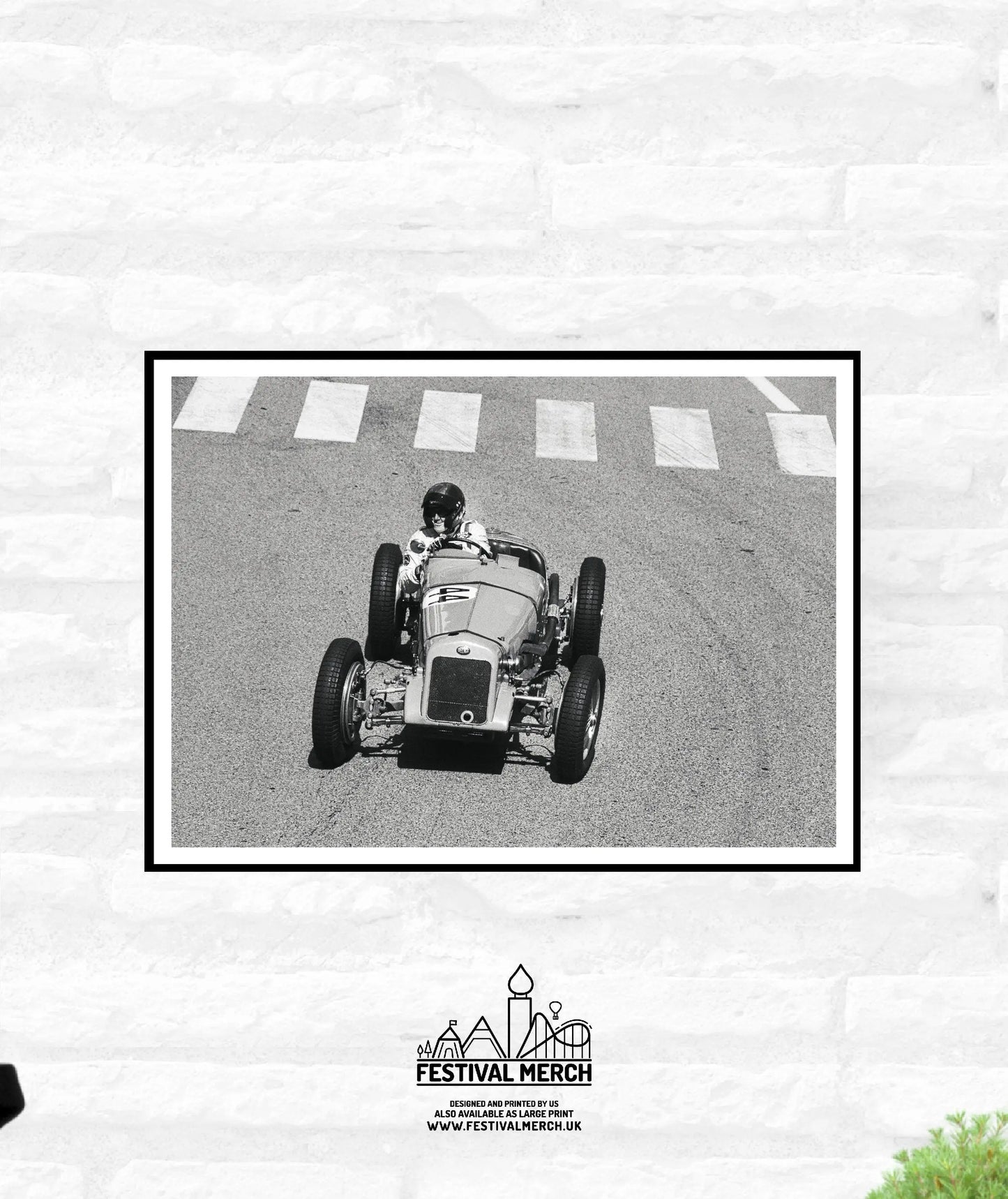 Monaco Race Circuit Print - Grand Prix Historique - Black and White Photograph - Living room office home decor - A4 A3 A2 - Festival Merch