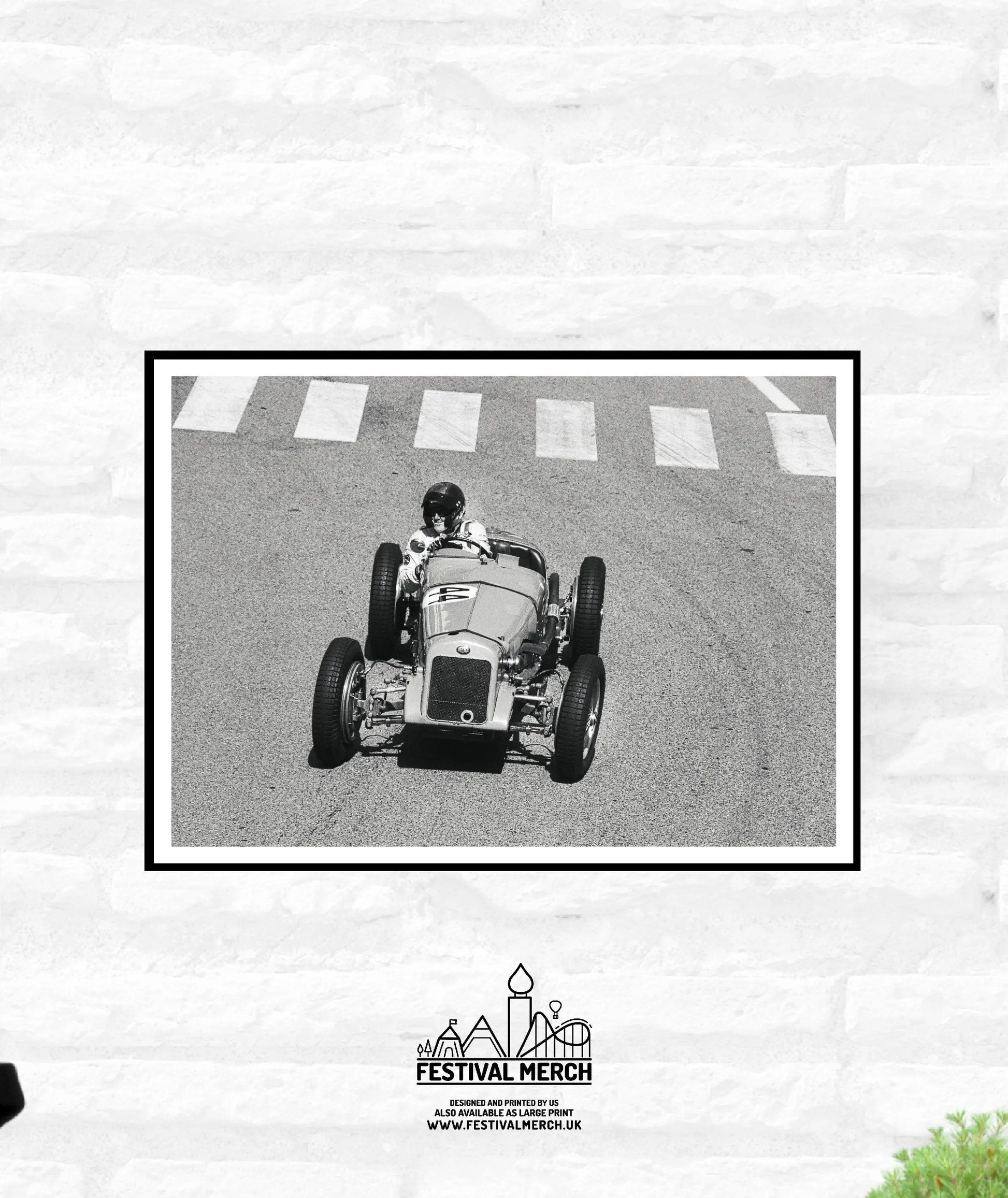 Monaco Race Circuit Print - Grand Prix Historique - Black and White Photograph - Living room office home decor - A4 A3 A2 - Festival Merch