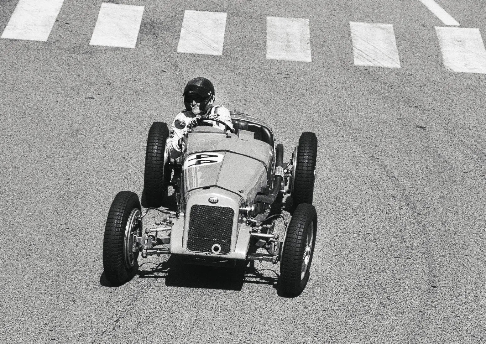 Monaco Race Circuit Print - Grand Prix Historique - Black and White Photograph - Living room office home decor - A4 A3 A2 - Festival Merch
