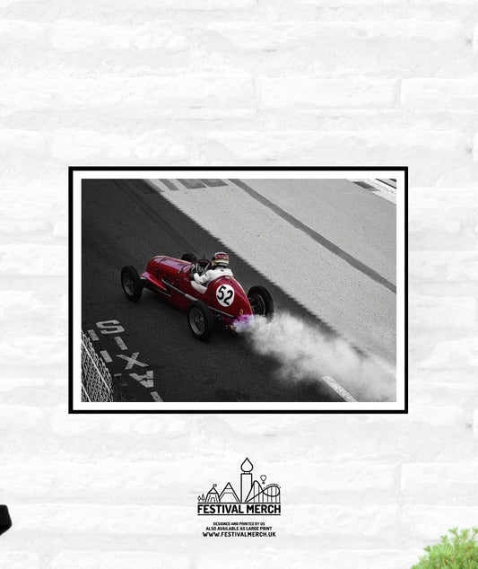 Monaco Race Circuit Print - Monaco Poster - Grand Prix Historique - Living room office home decor - A4 A3 A2 - Festival Merch
